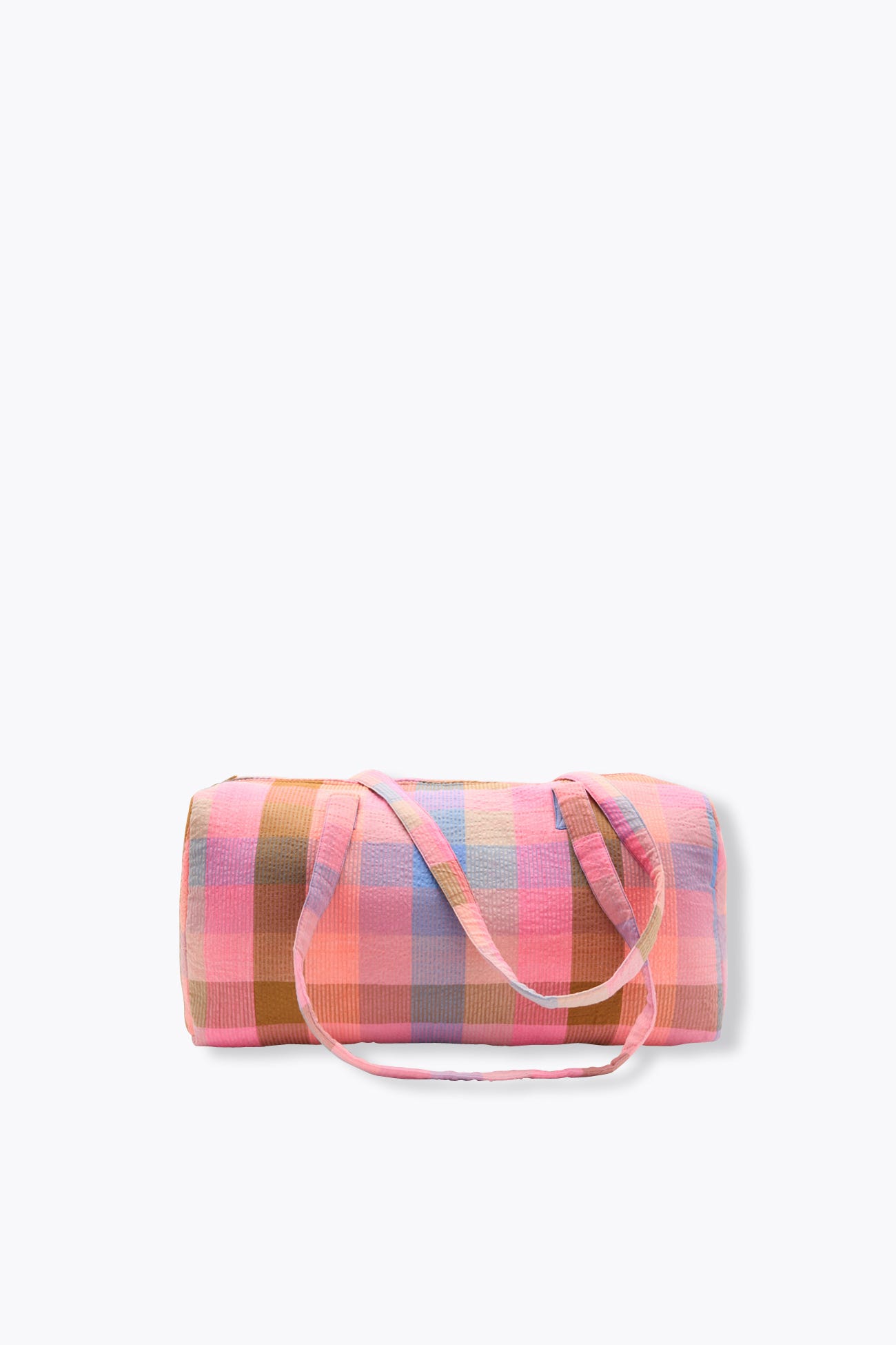 Bolso bowling cuadros madrás