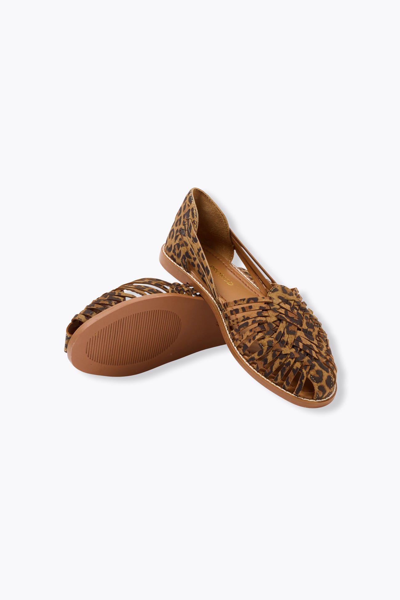 Mocassins en cuir léopard