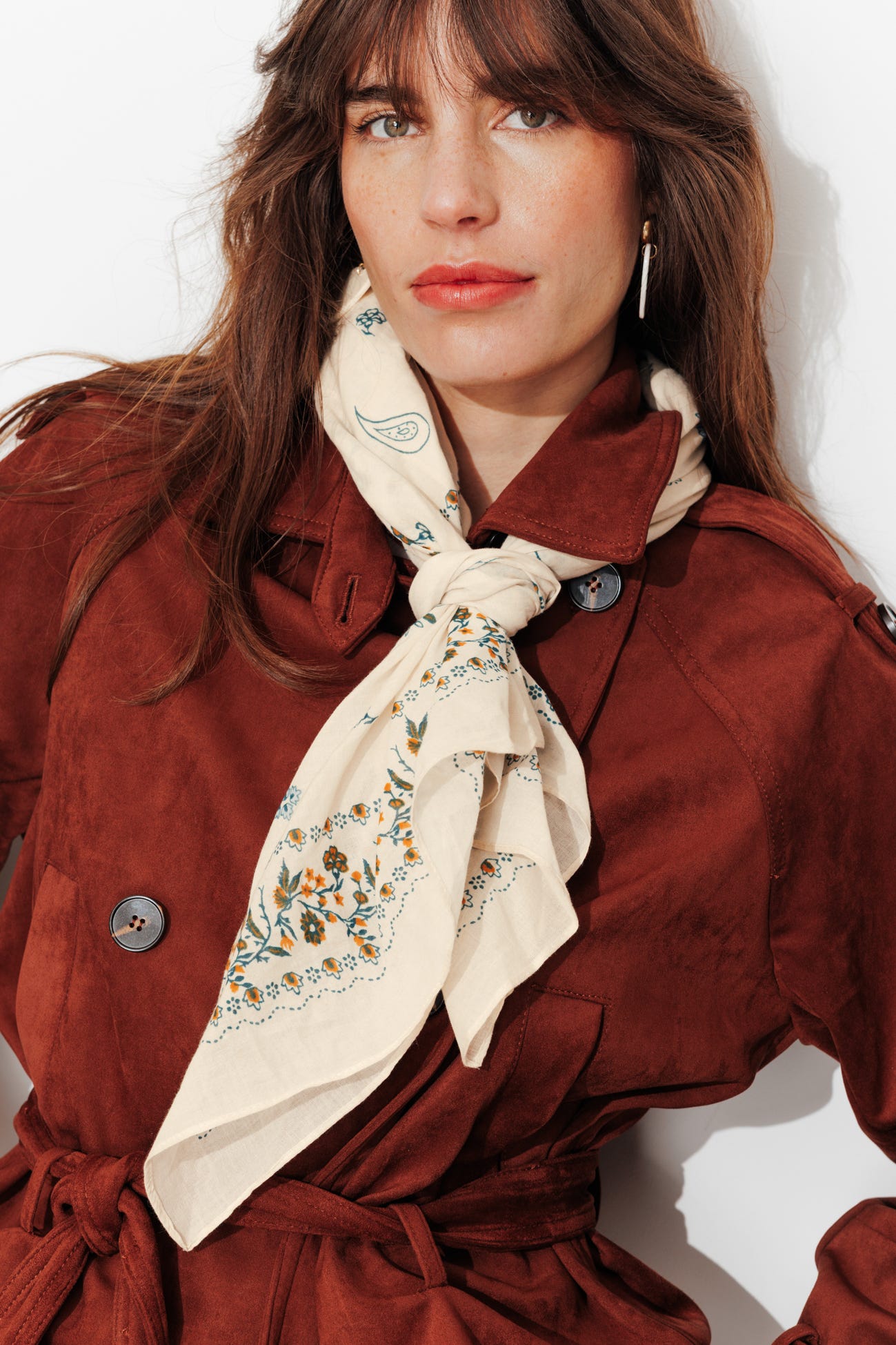 Foulard quadrato paisley