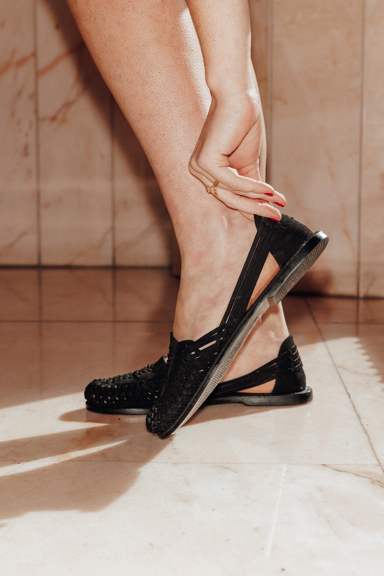 Mocasines piel de ante