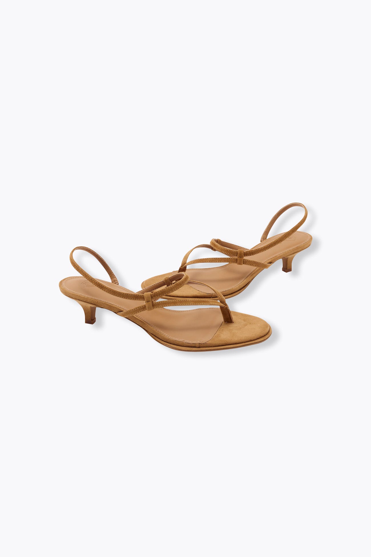 Sandales en cuir suédé Femme