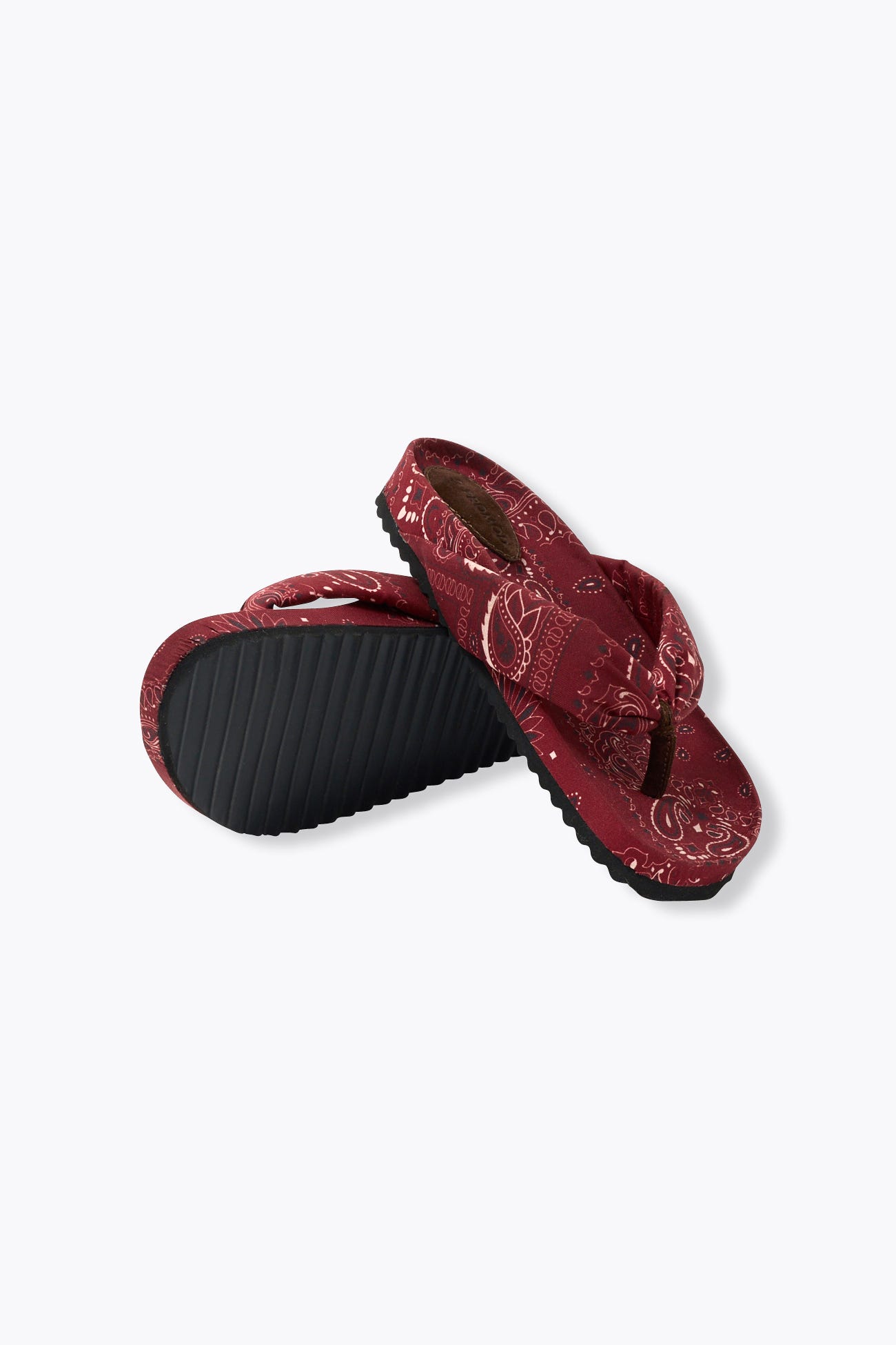 Bandana canvas flip flops