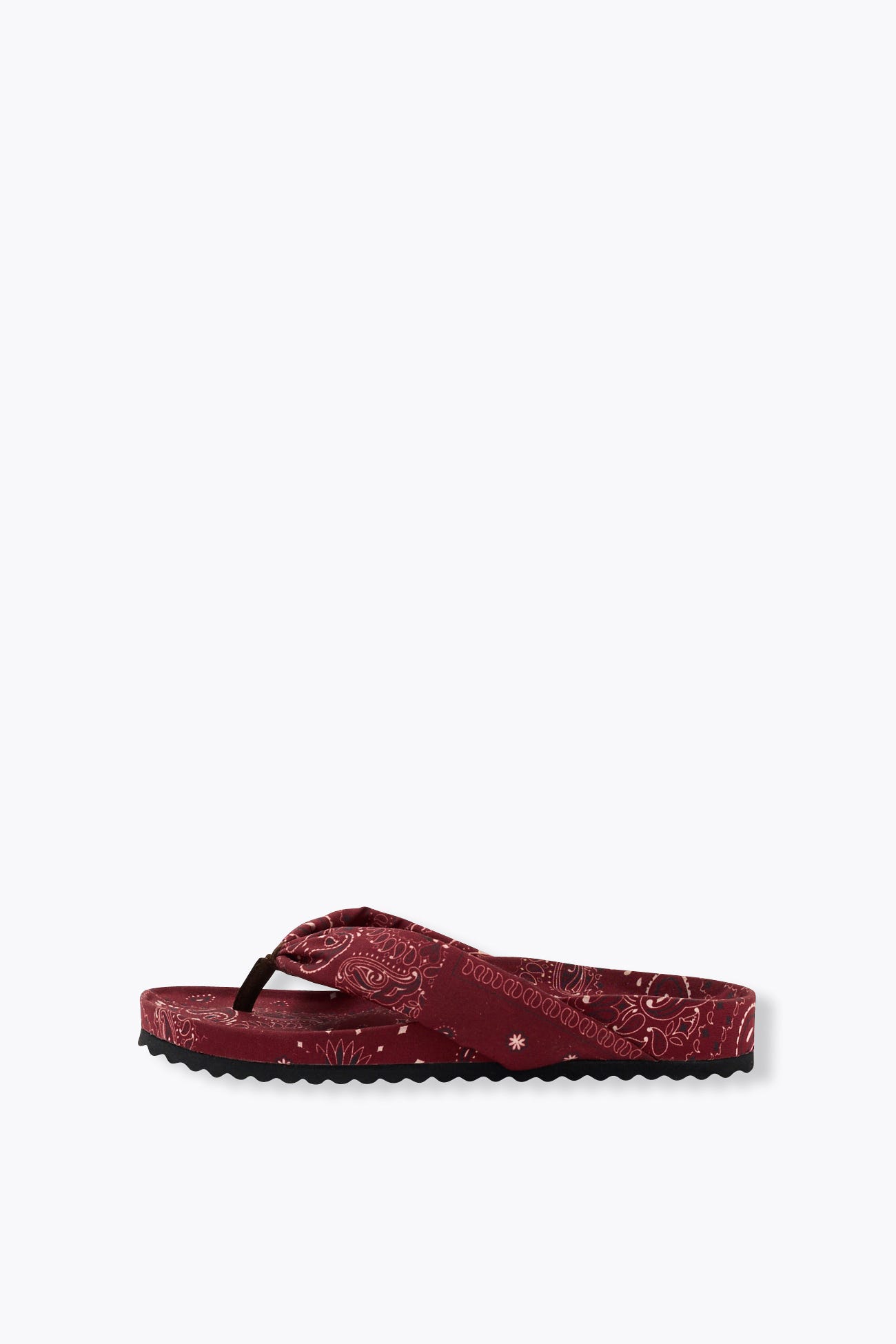 Bandana canvas flip flops