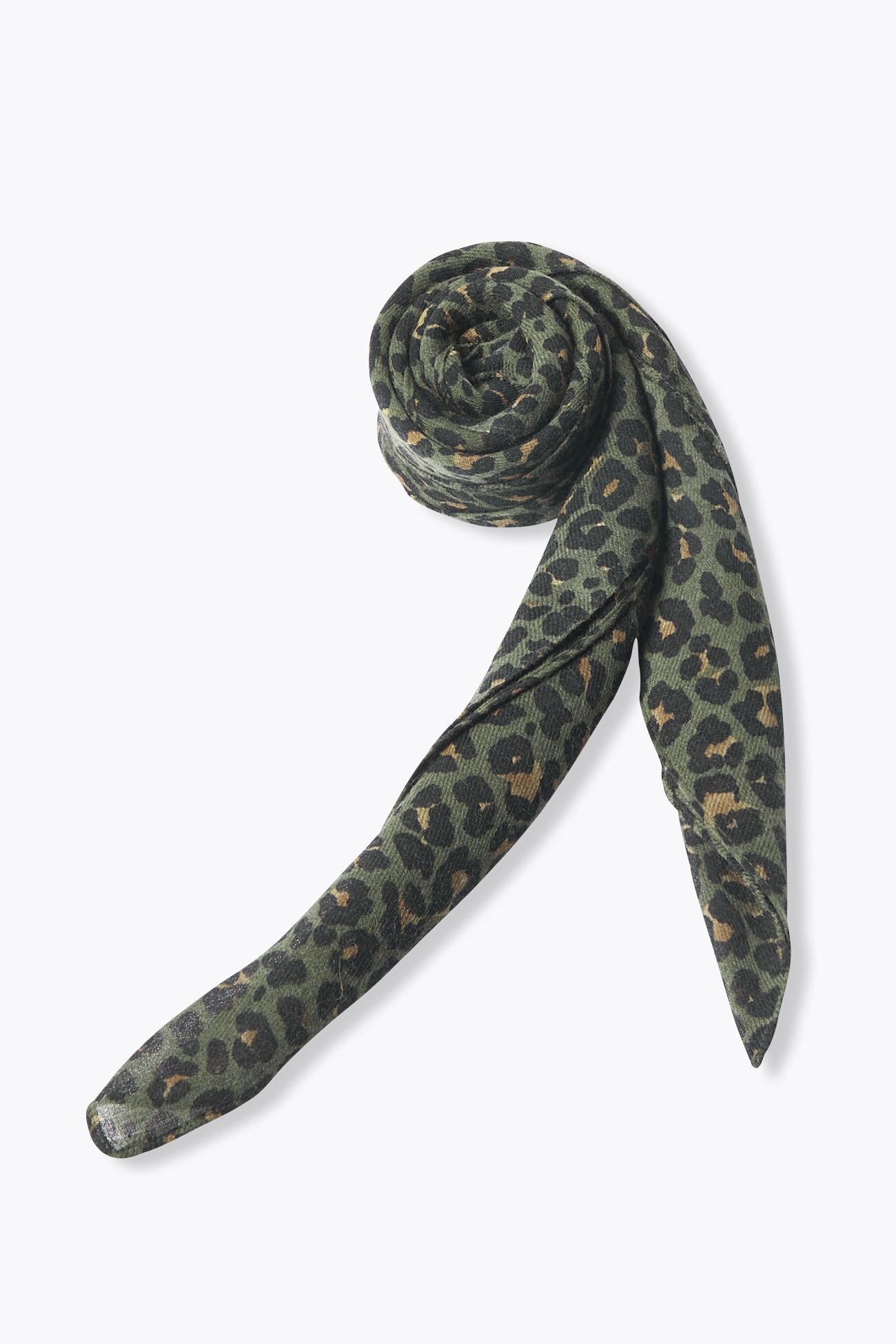 Woll-Halstuch mit Leomuster