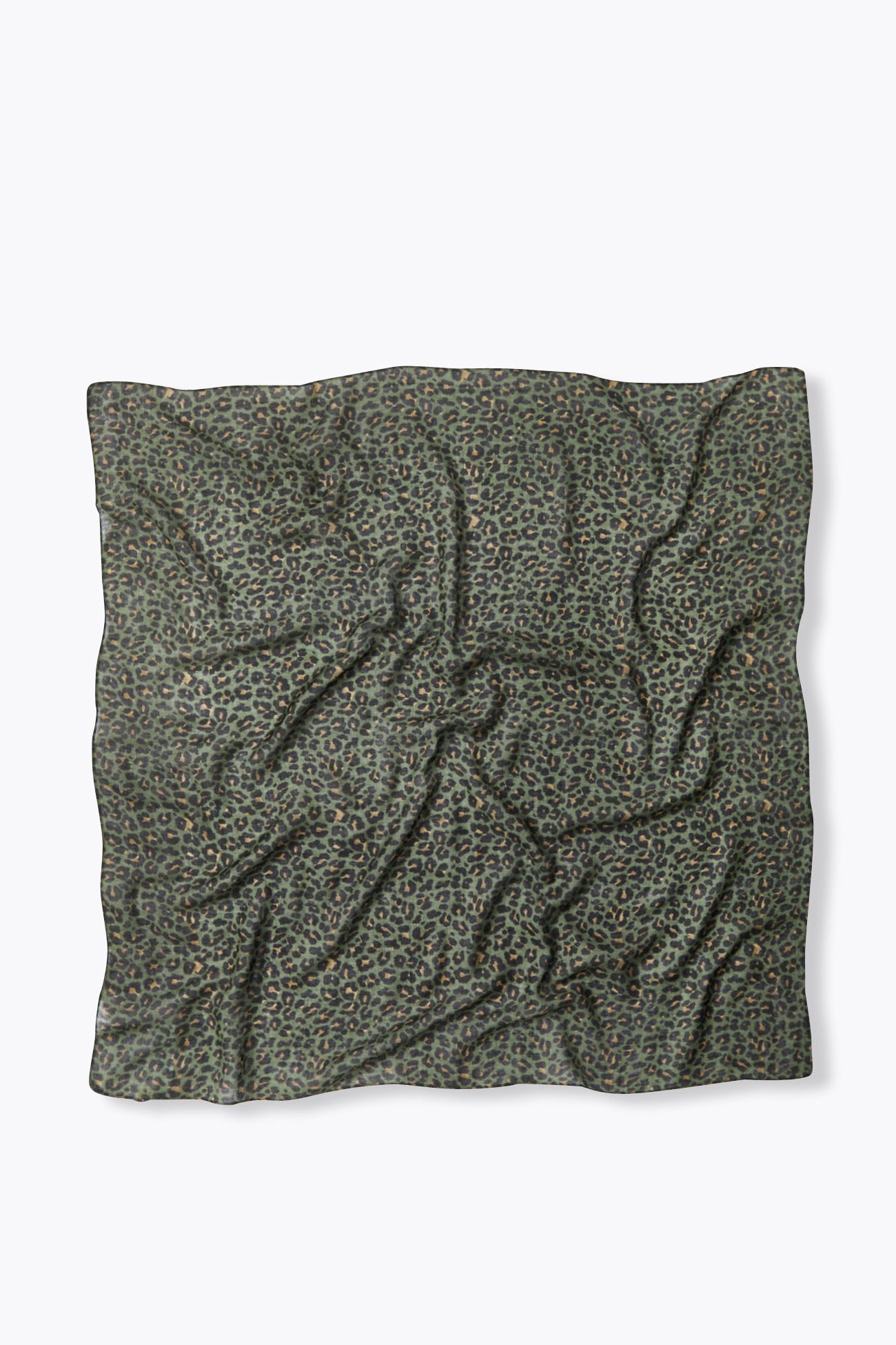 Woll-Halstuch mit Leomuster