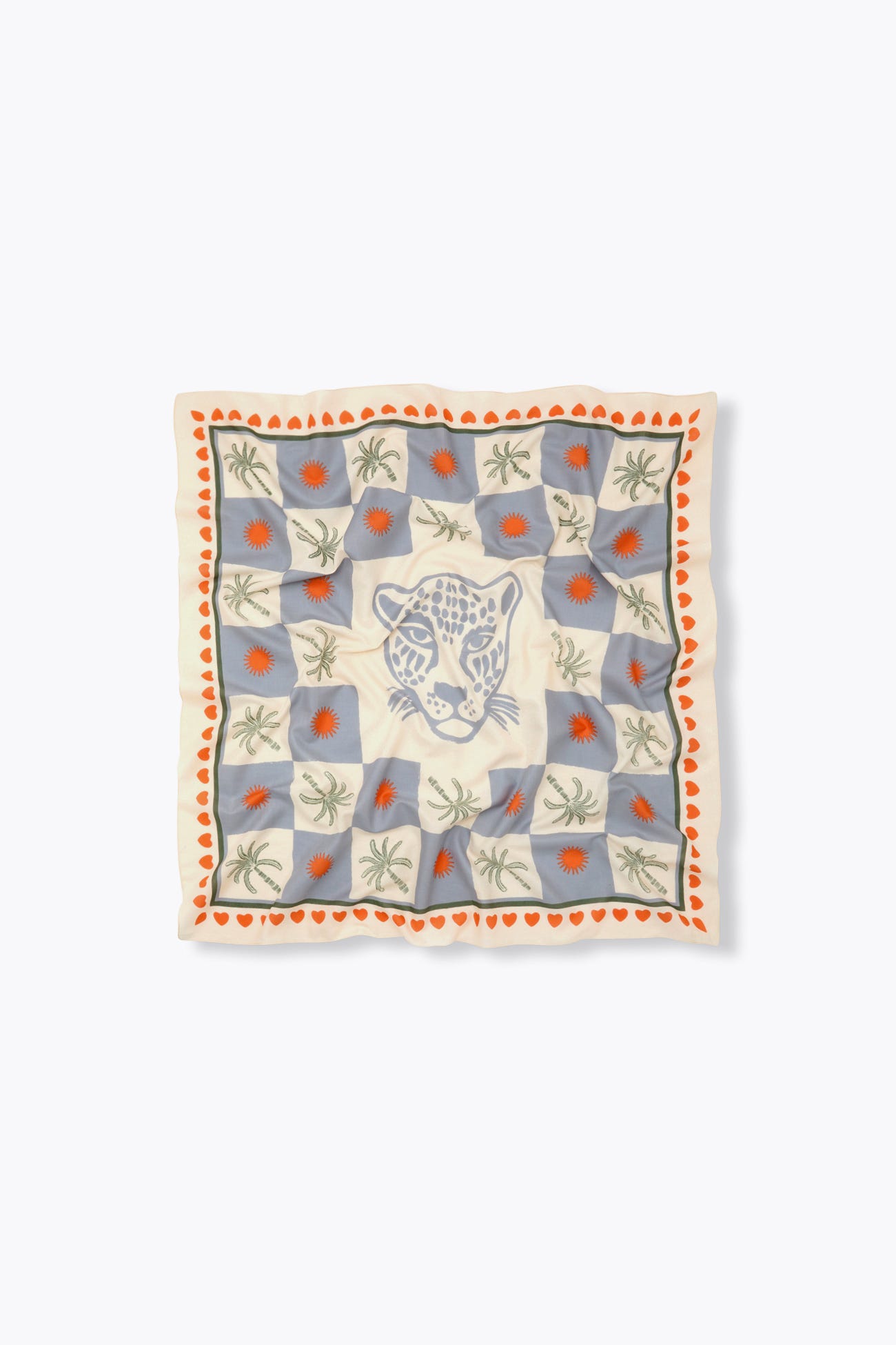 Pañuelo estampado leopardo