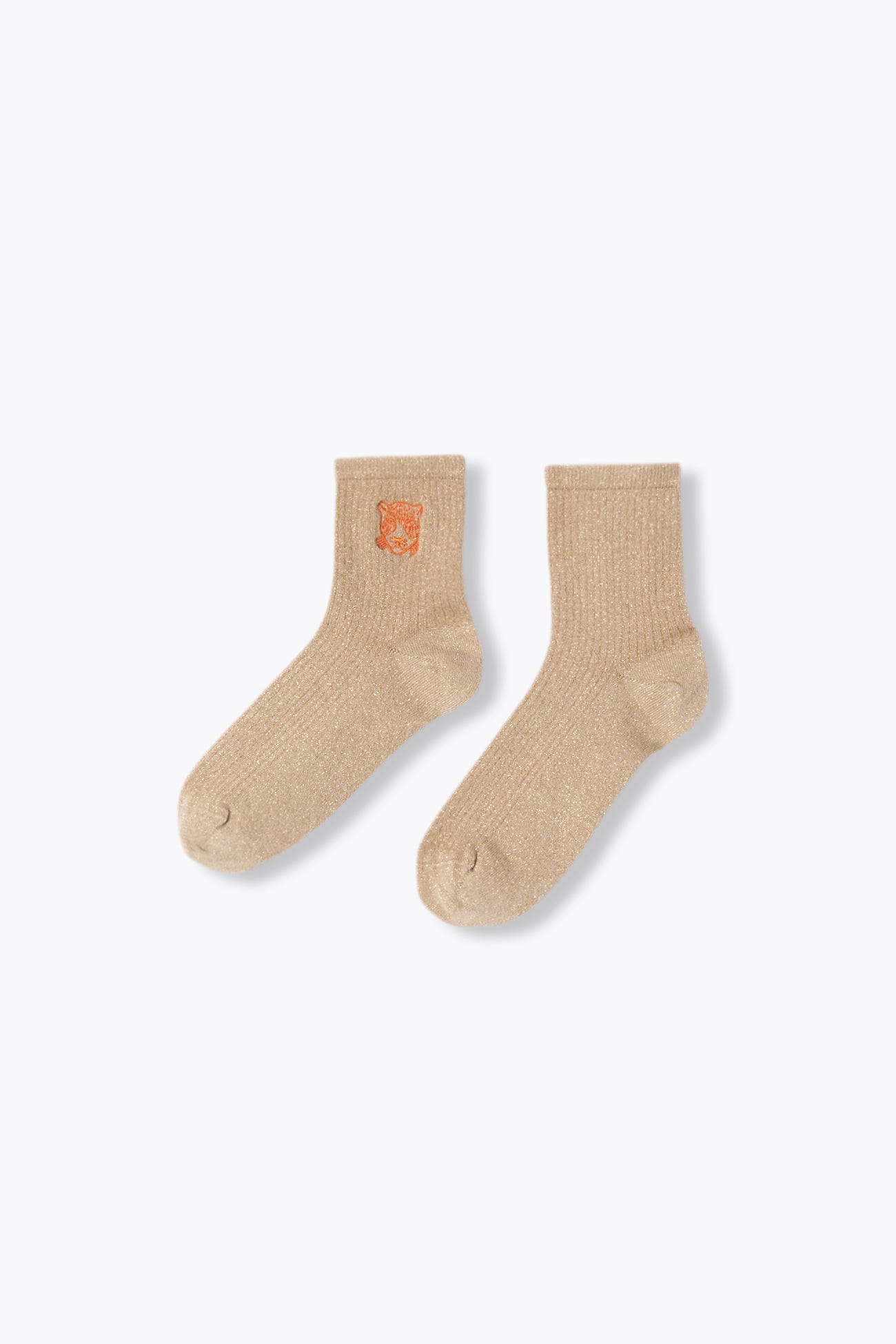 Bestickte Glitzersocken