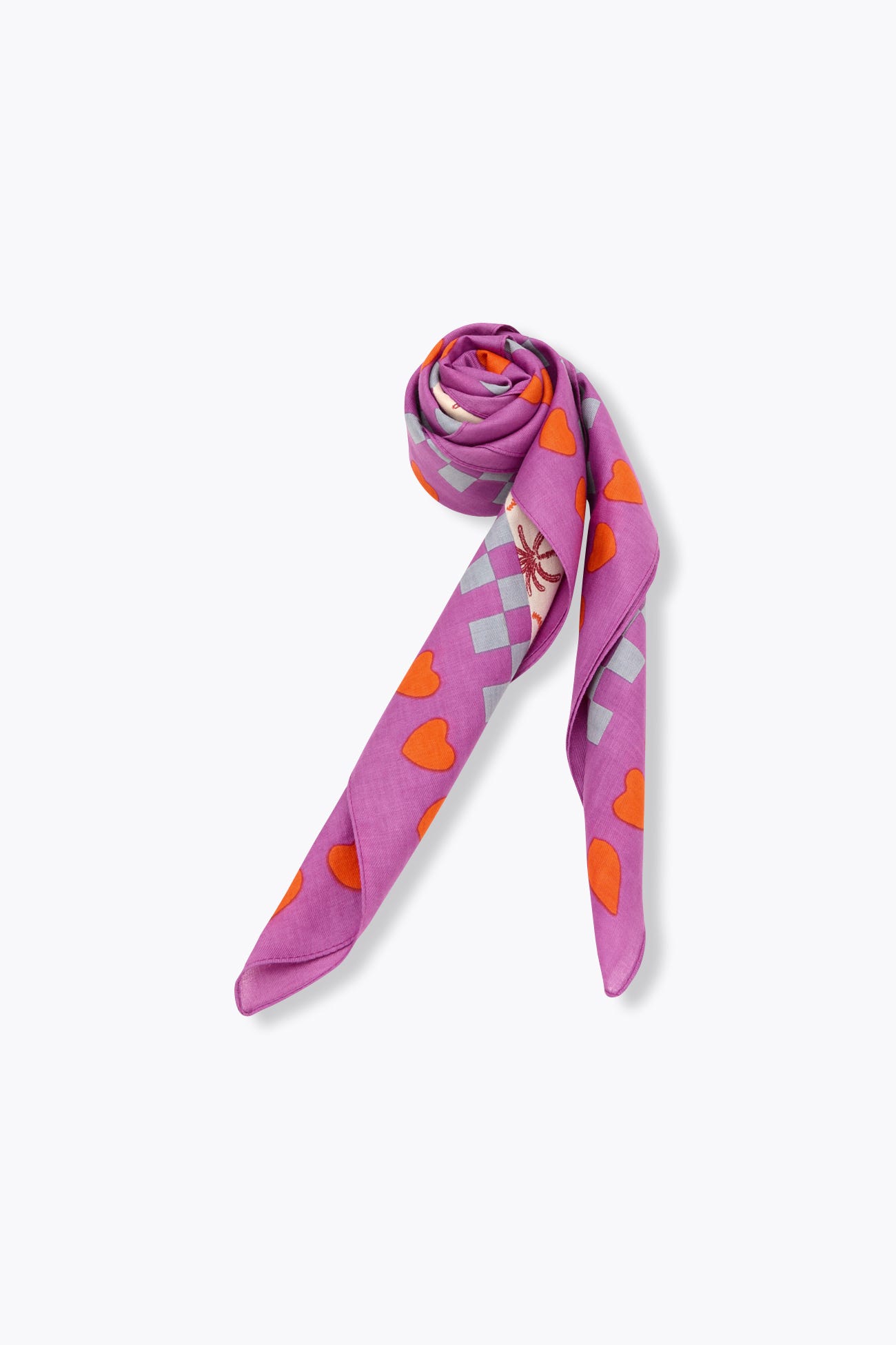 Pañuelo estampado palmeras