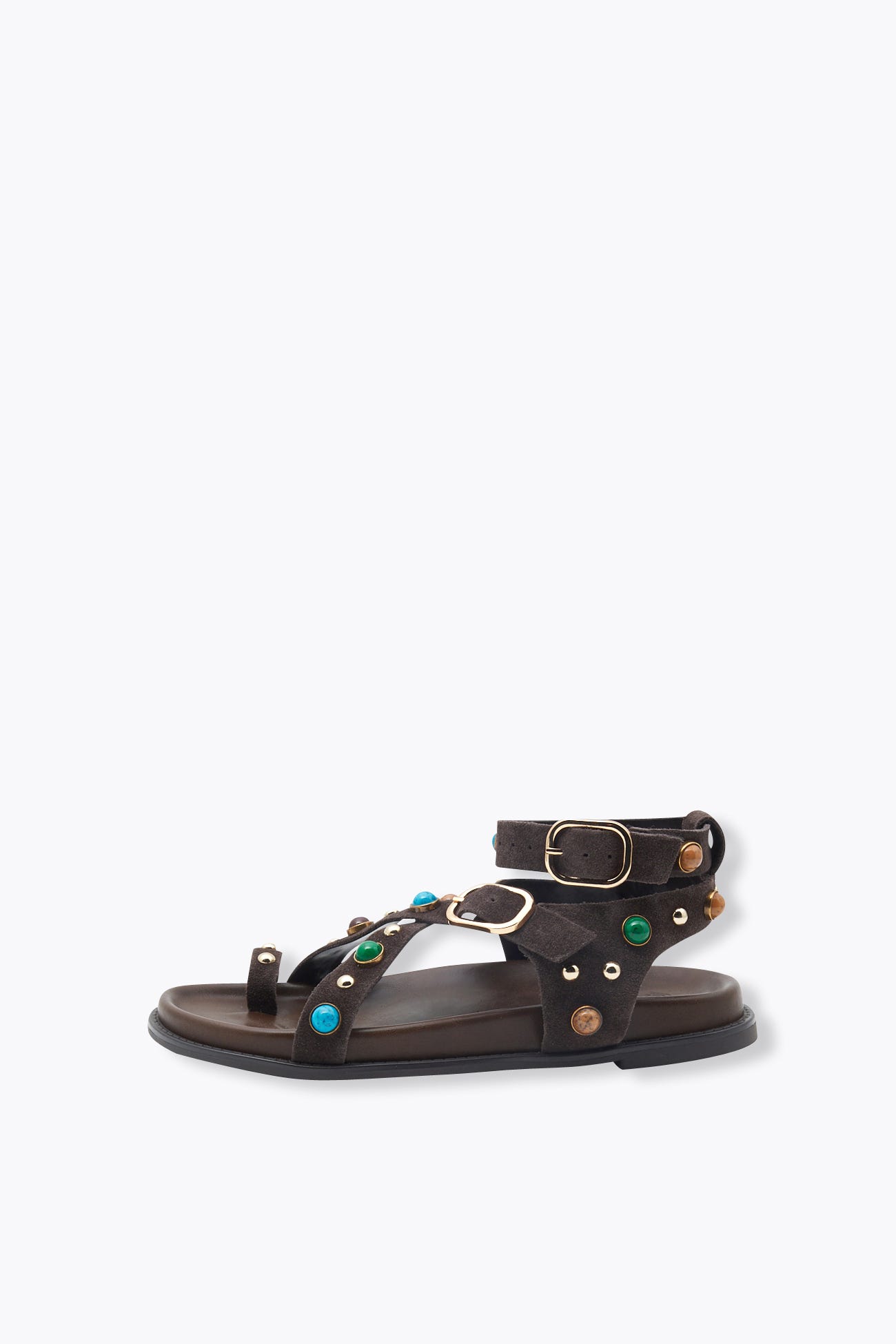 Beads embellished sandals
