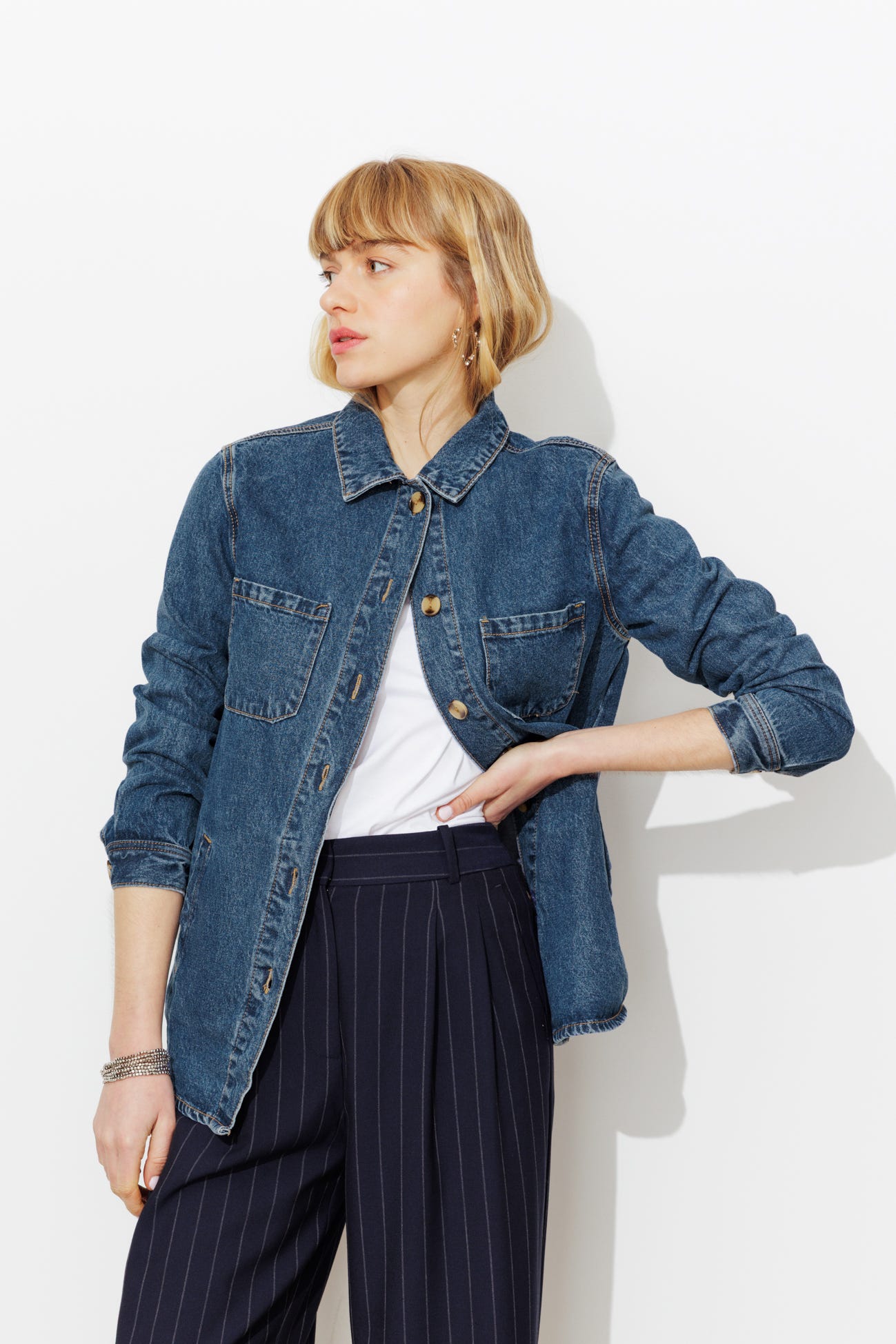 Jeans-Hemdjacke ALMA