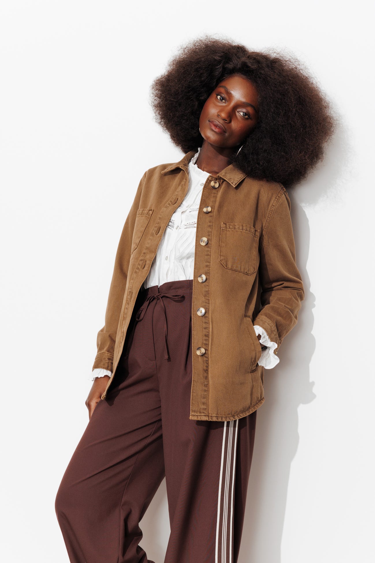 ALMA veste surchemise en toile