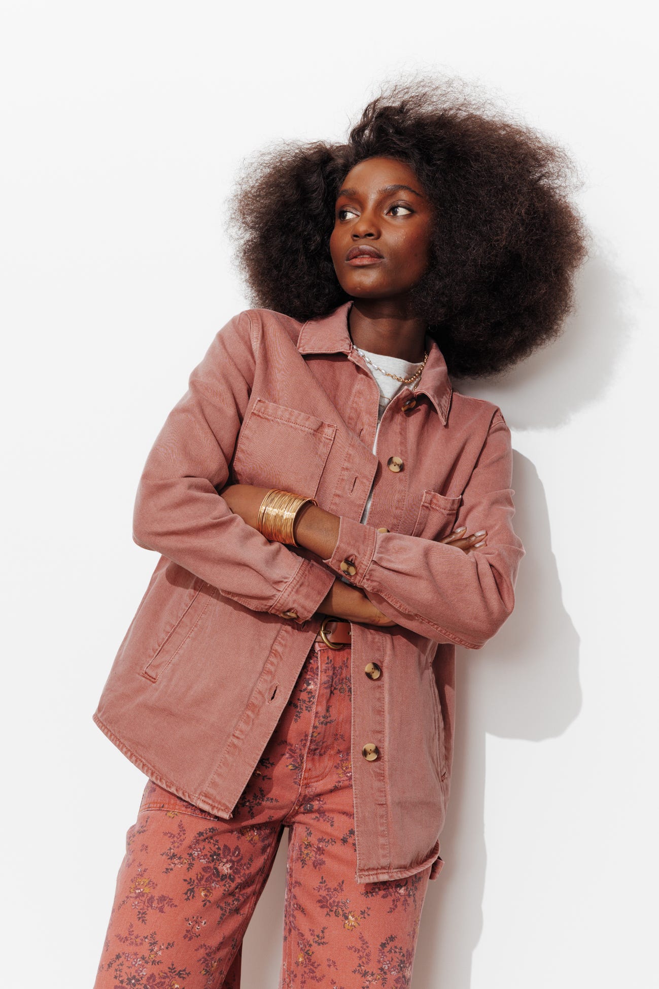 ALMA veste surchemise en toile