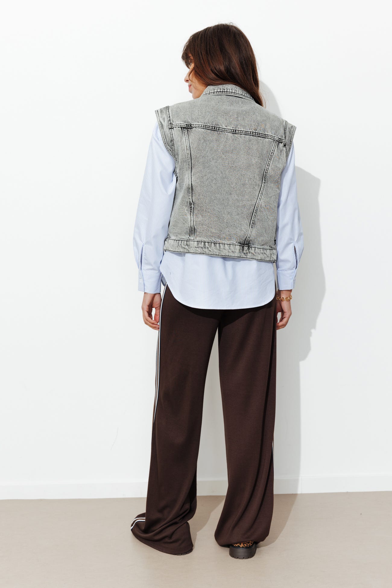 Veste en jean sans manches