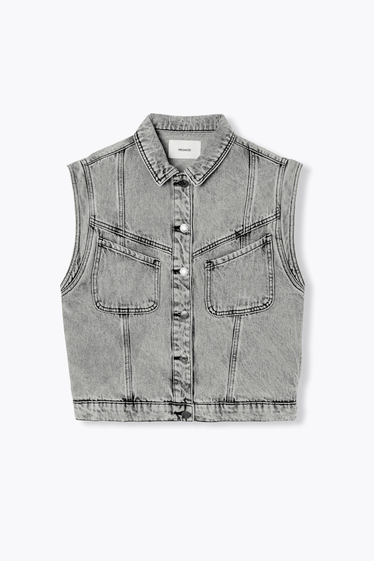 Veste en jean sans manches