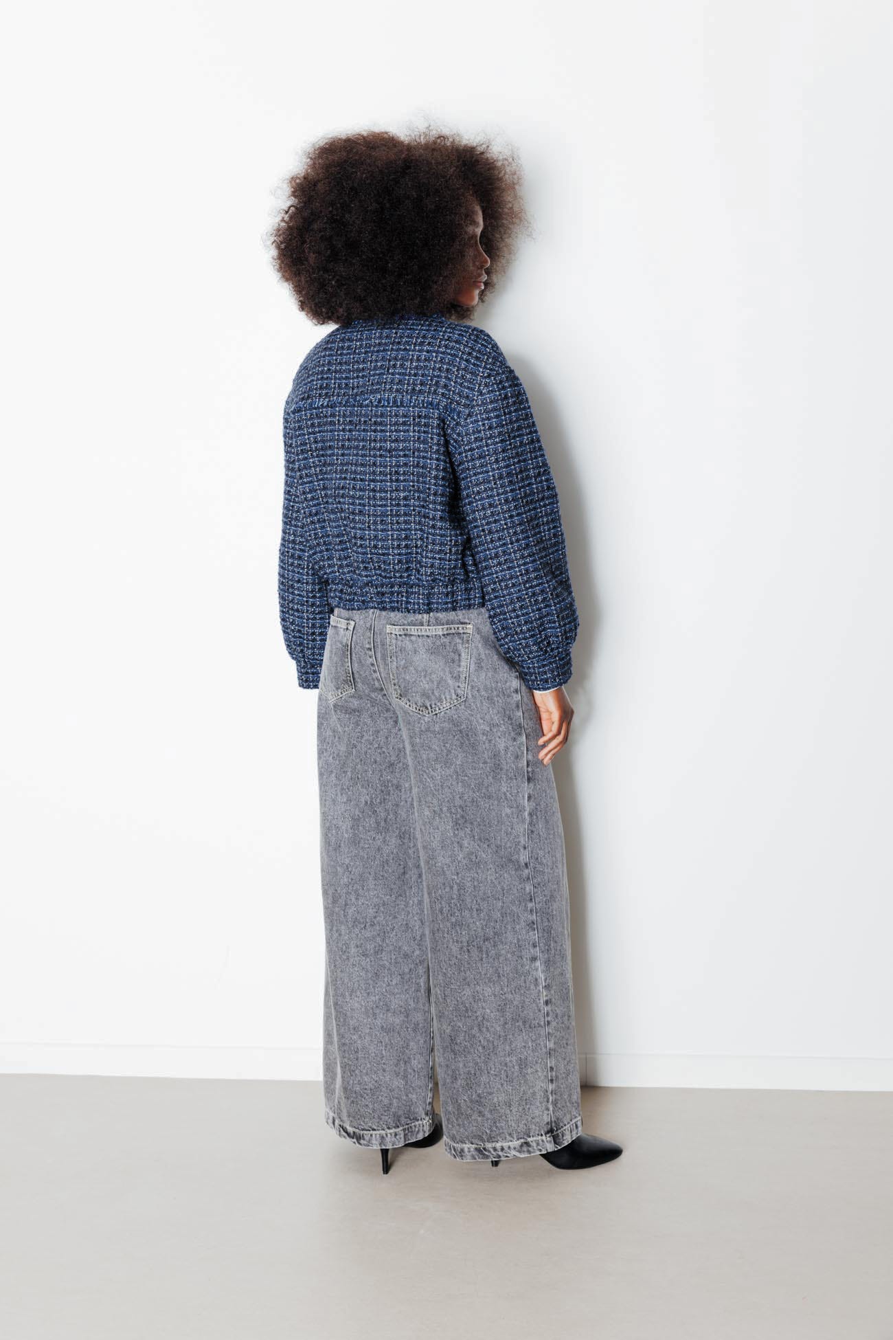 Blouson tweedé irisé Femme