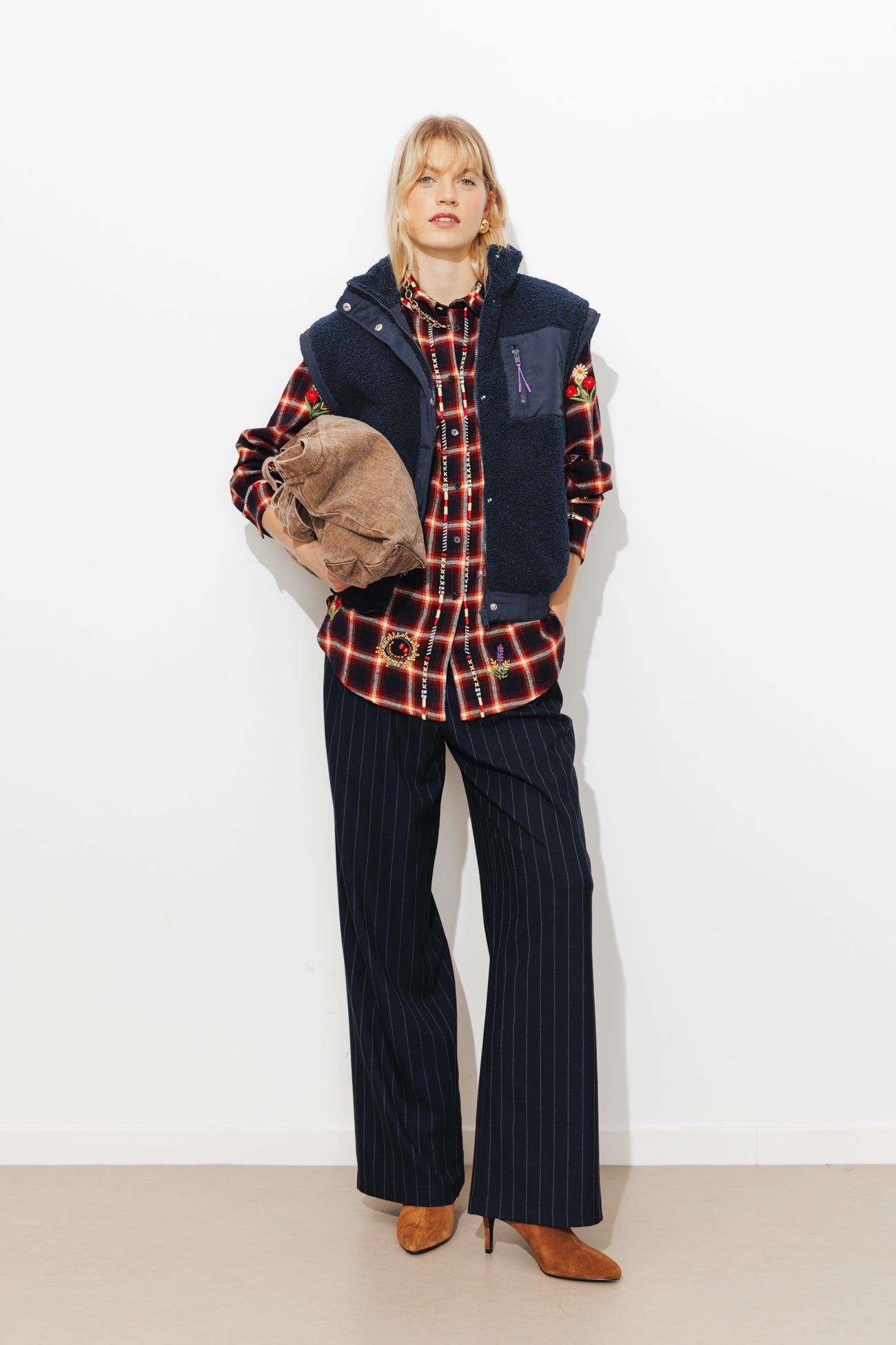 Blouson moumoute sans manches