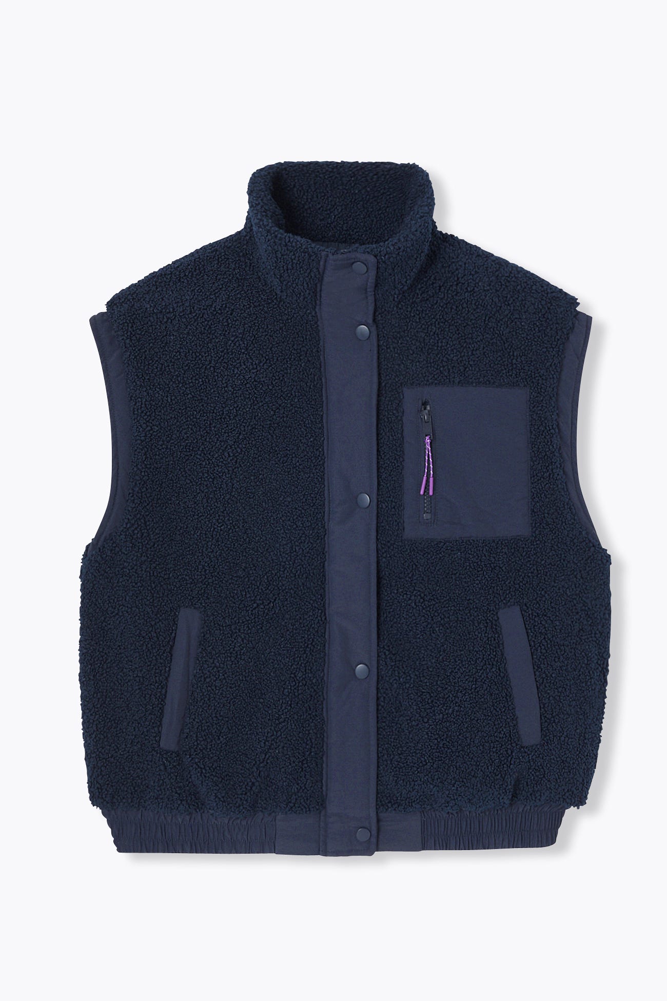 Blouson moumoute sans manches