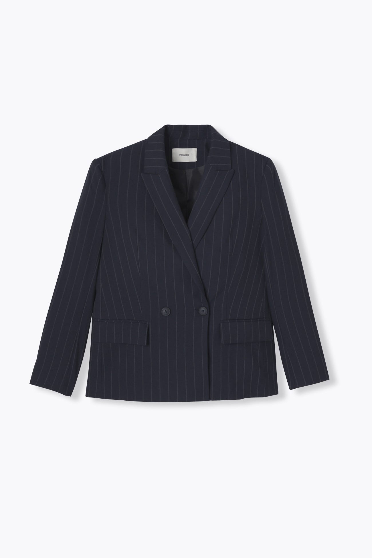 Chaqueta blazer de rayas