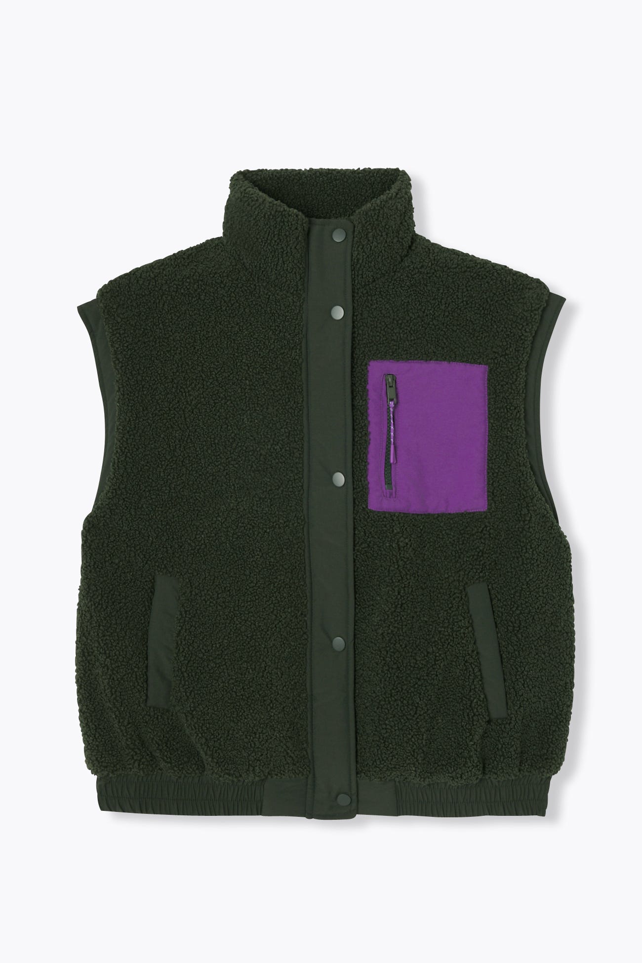 Blouson moumoute sans manches