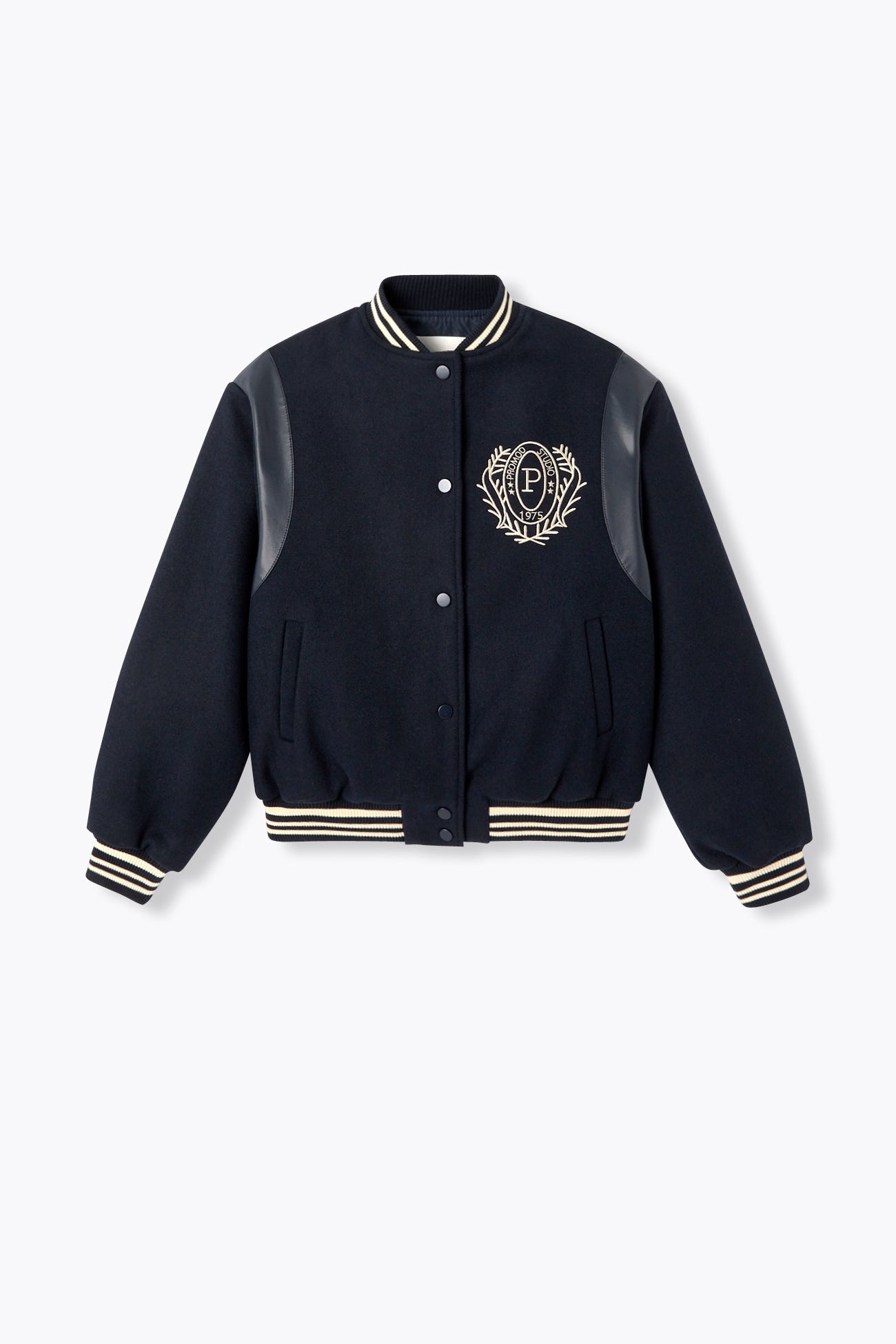 Blouson bomber en feutrine