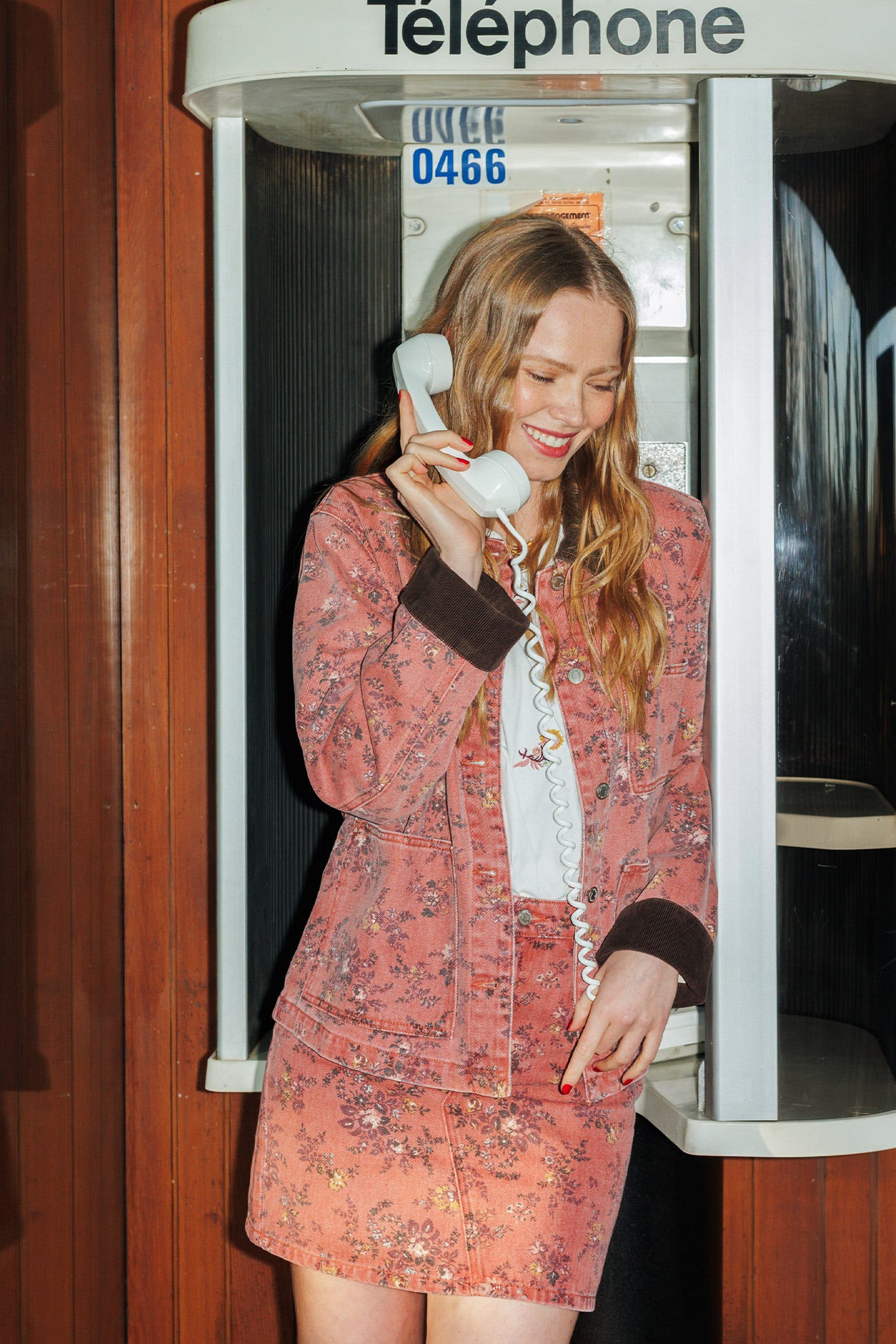 Veste fleurie imprimée