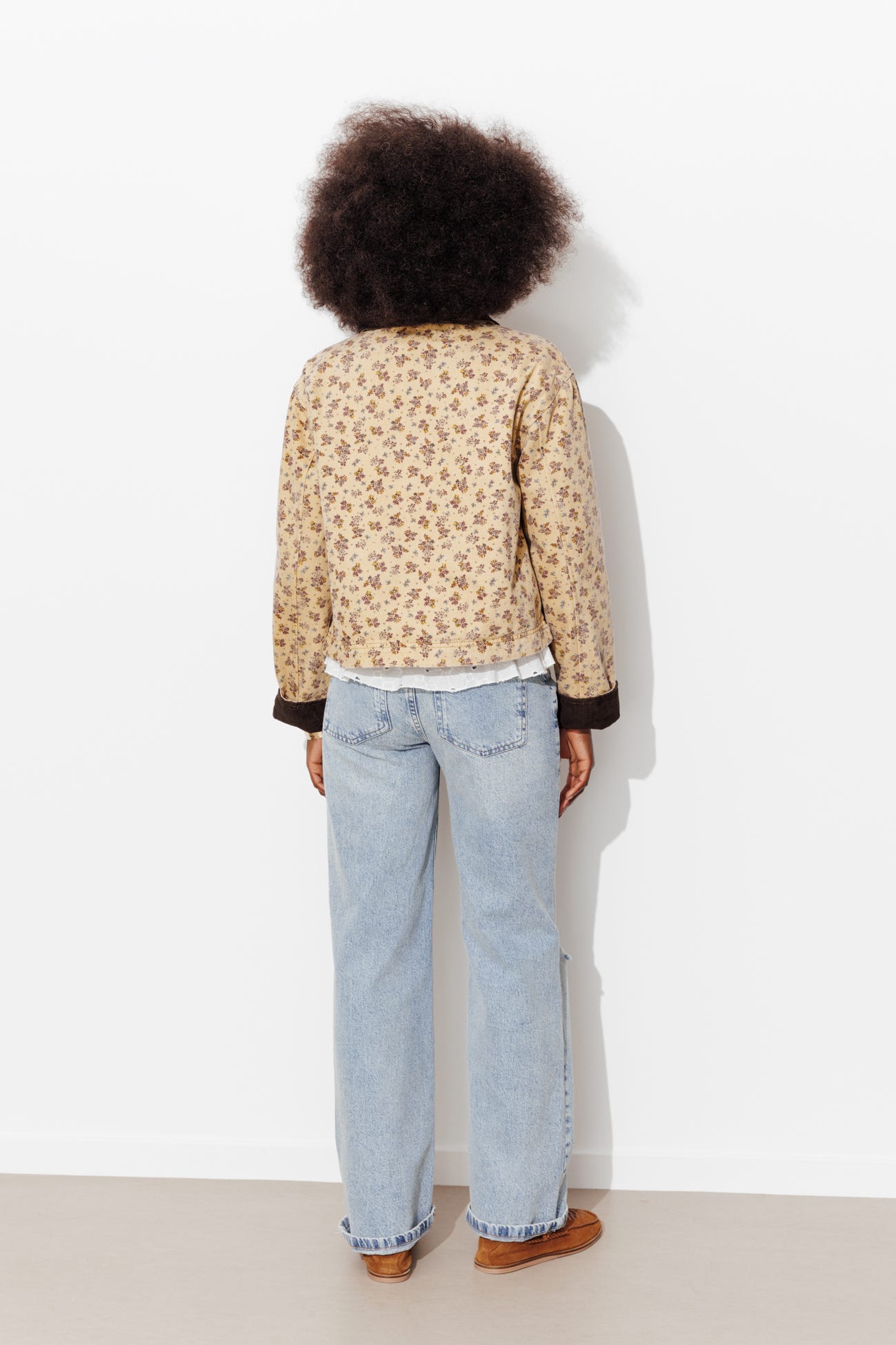 Chaqueta workwear flores