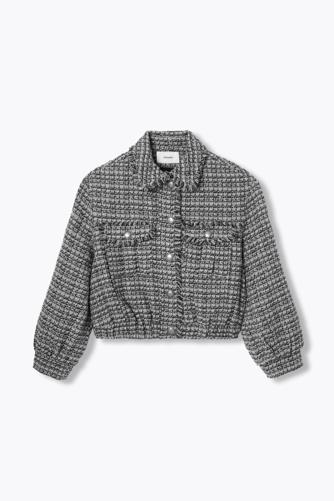 Cazadora tweed irisada