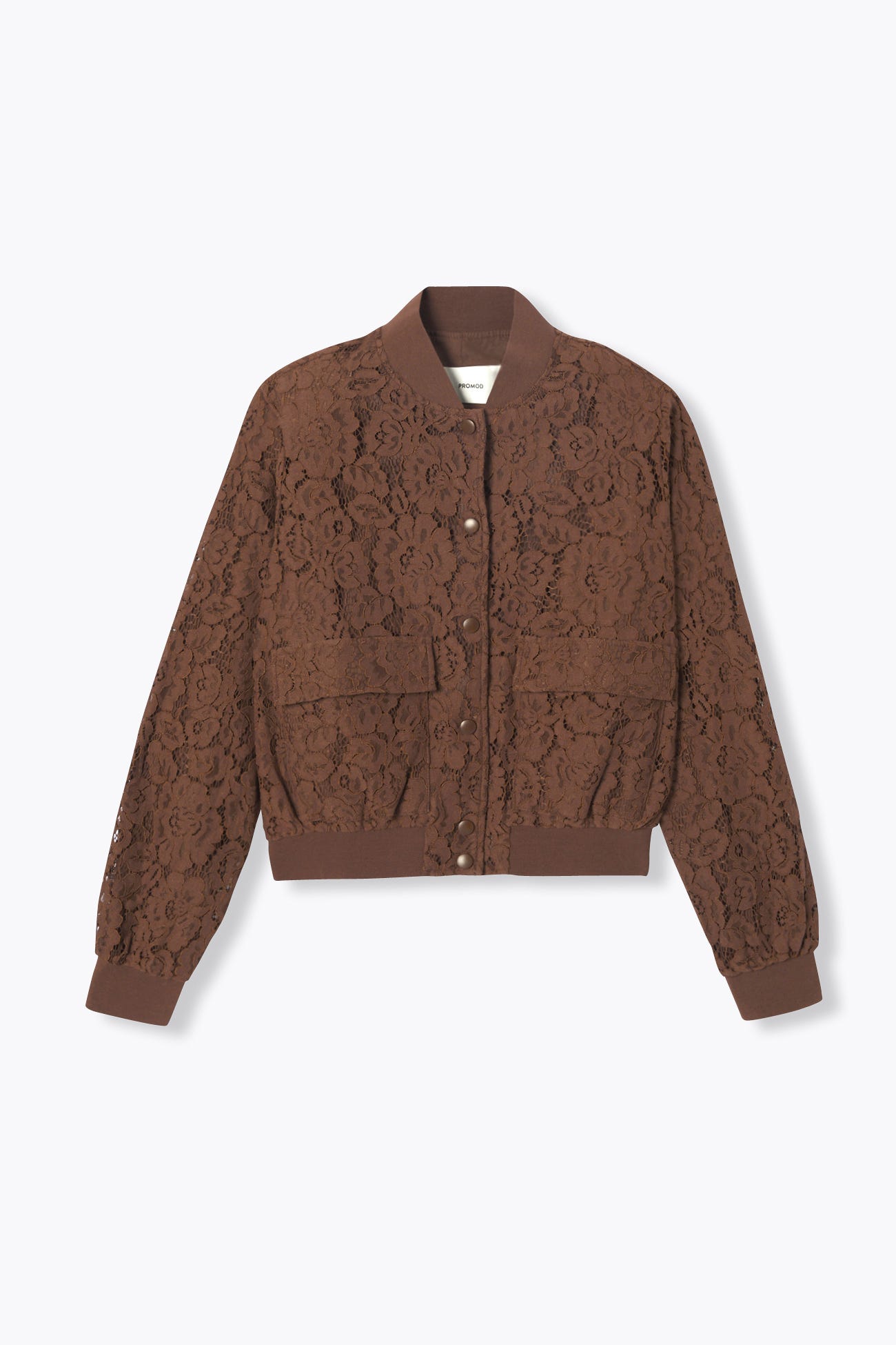 Lace bomber jacket
