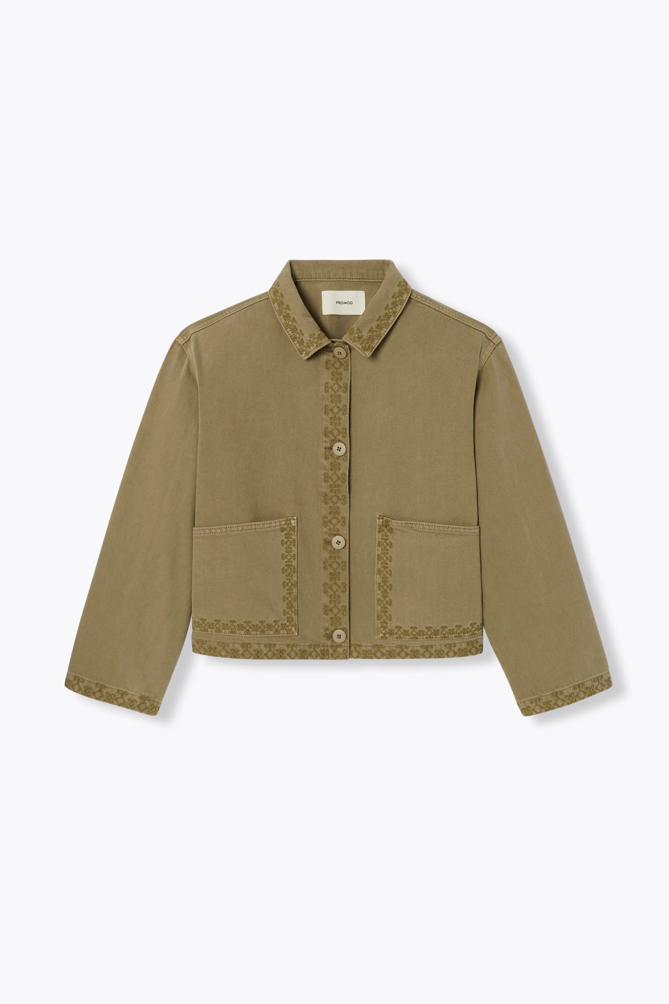 Veste courte brodée Femme