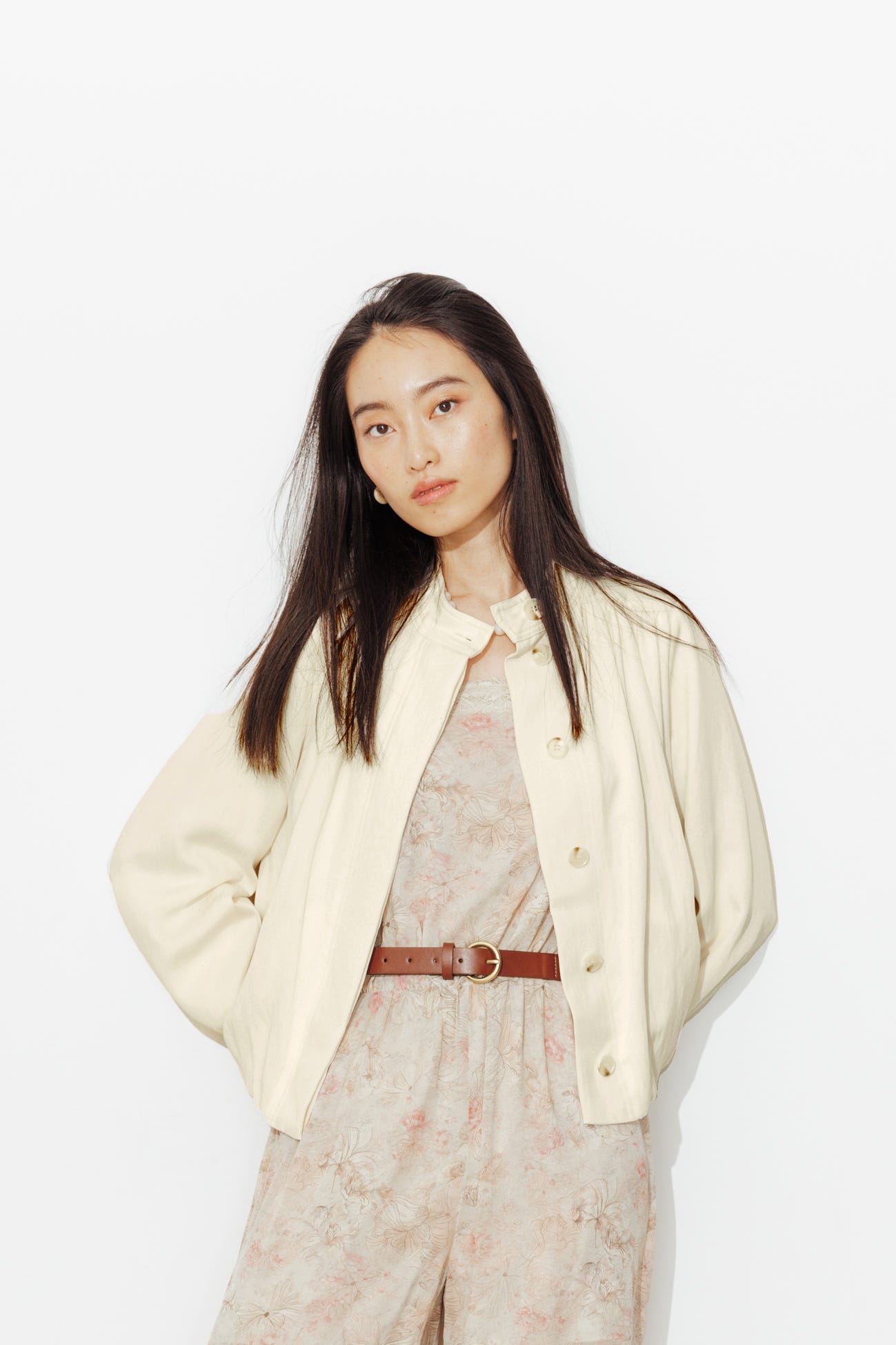 Blouson à col montant Femme