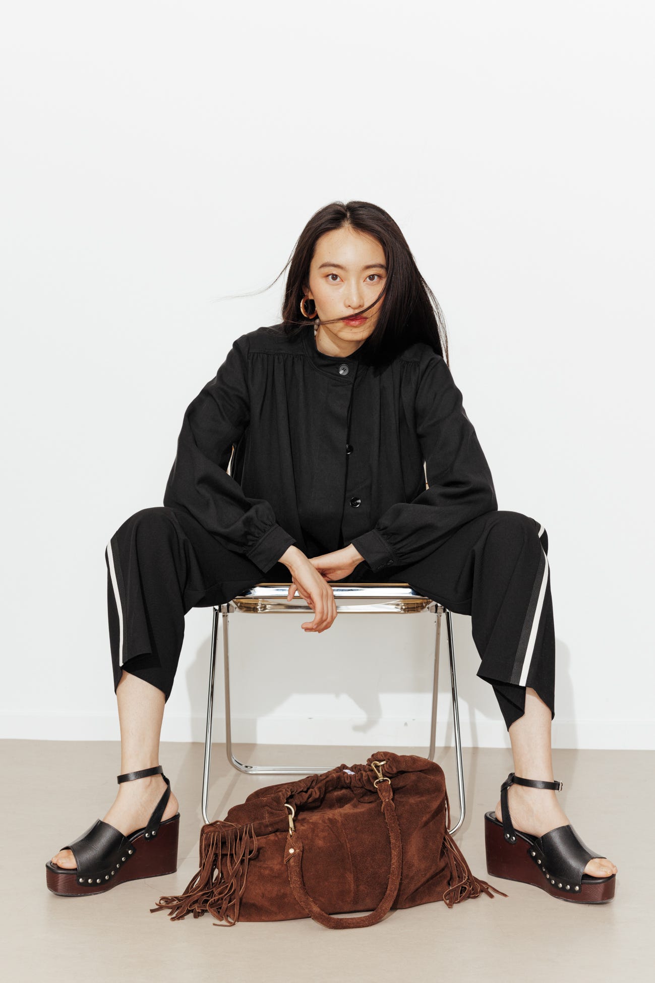 Blouson à col montant Femme