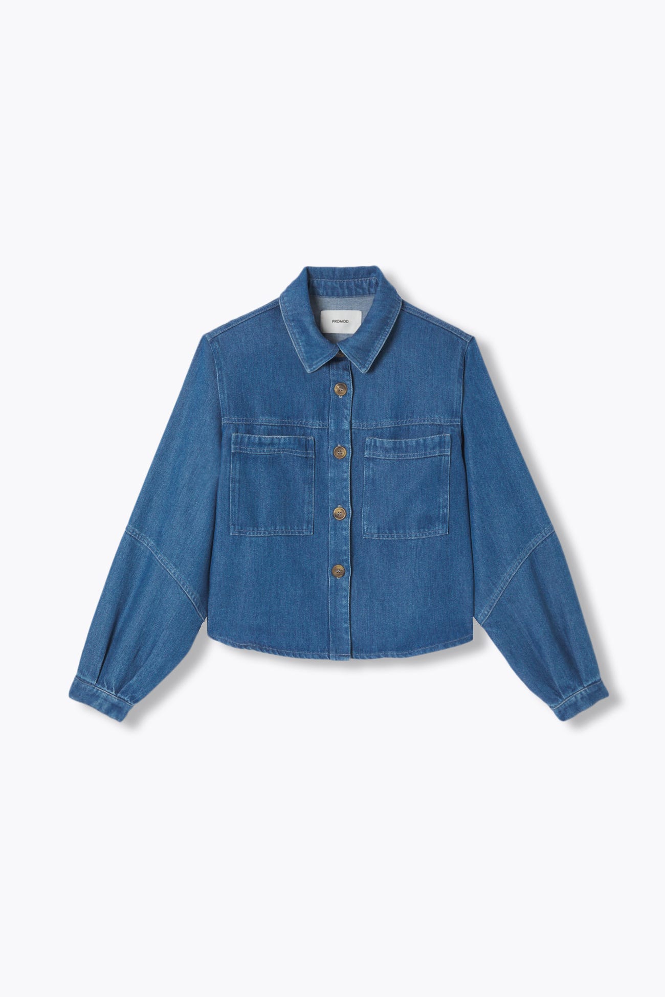 Veste surchemise en lyocell