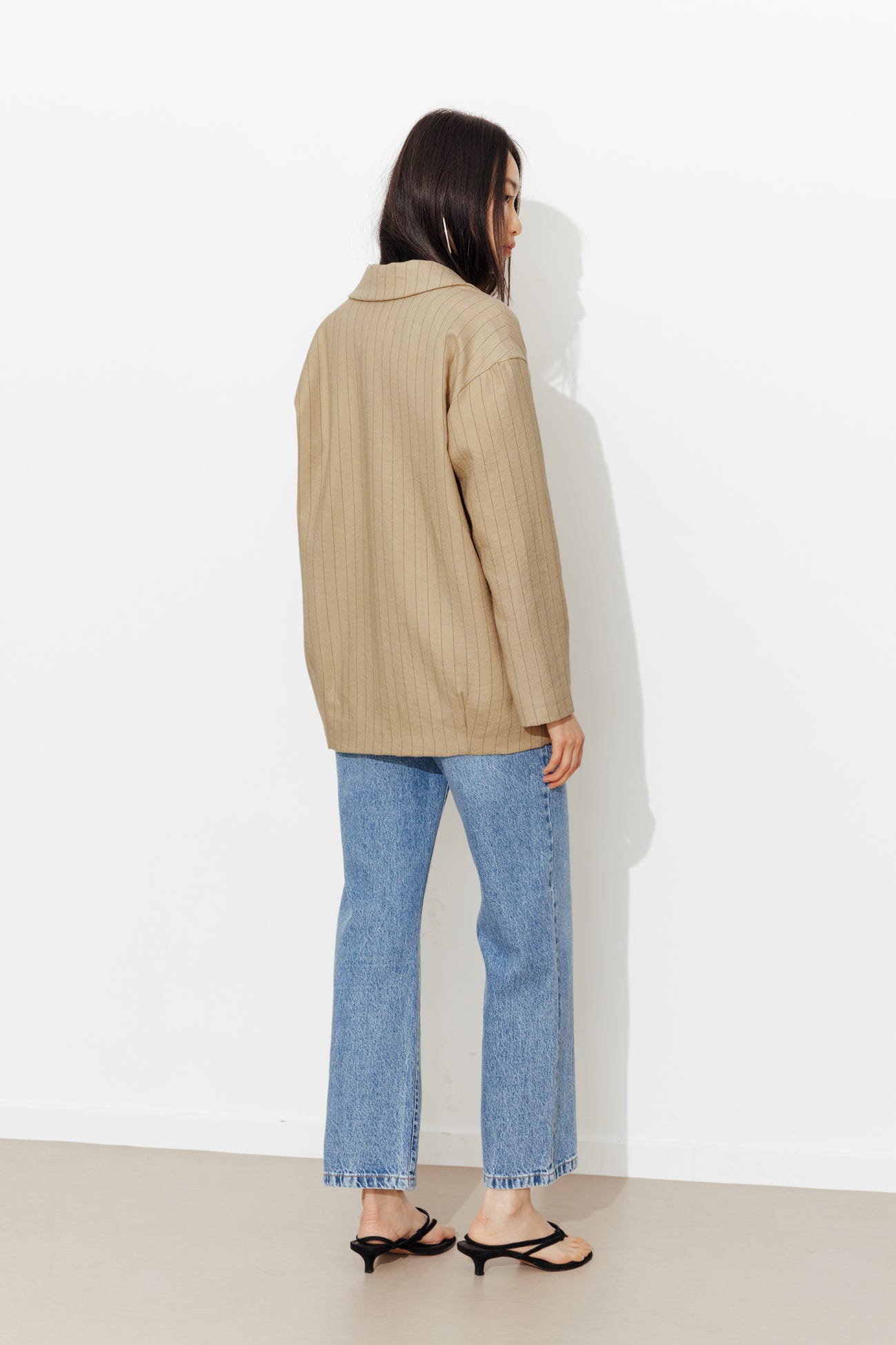 Veste de tailleur rayée Femme