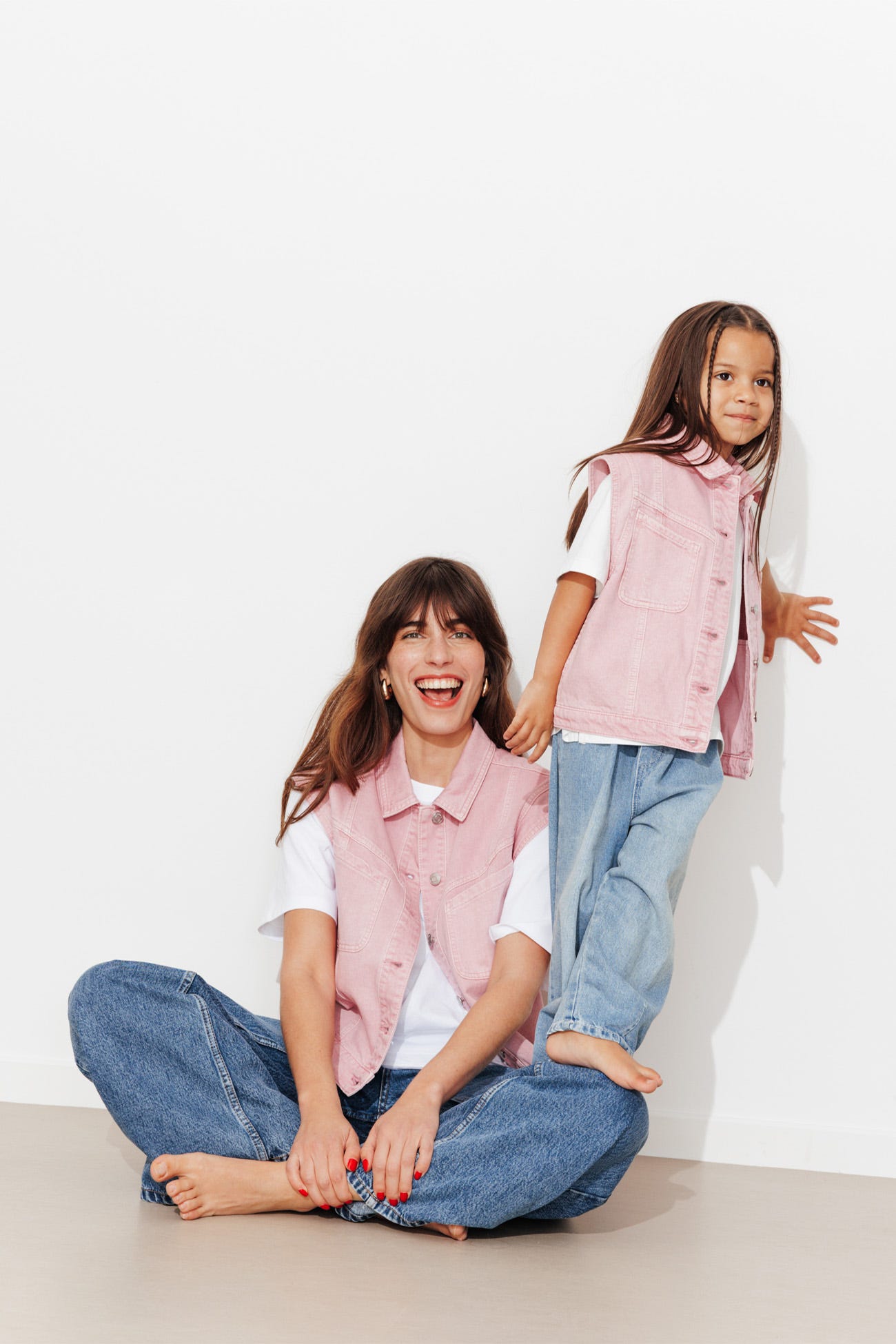 Veste jean color LEONIE enfant