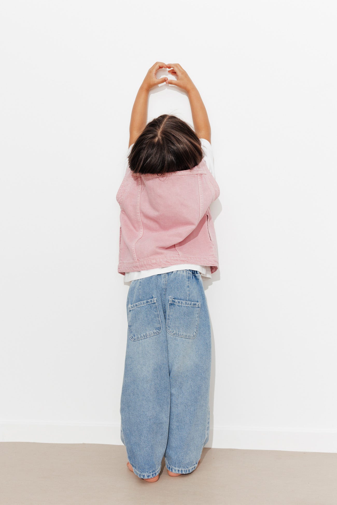 Veste jean color LEONIE enfant