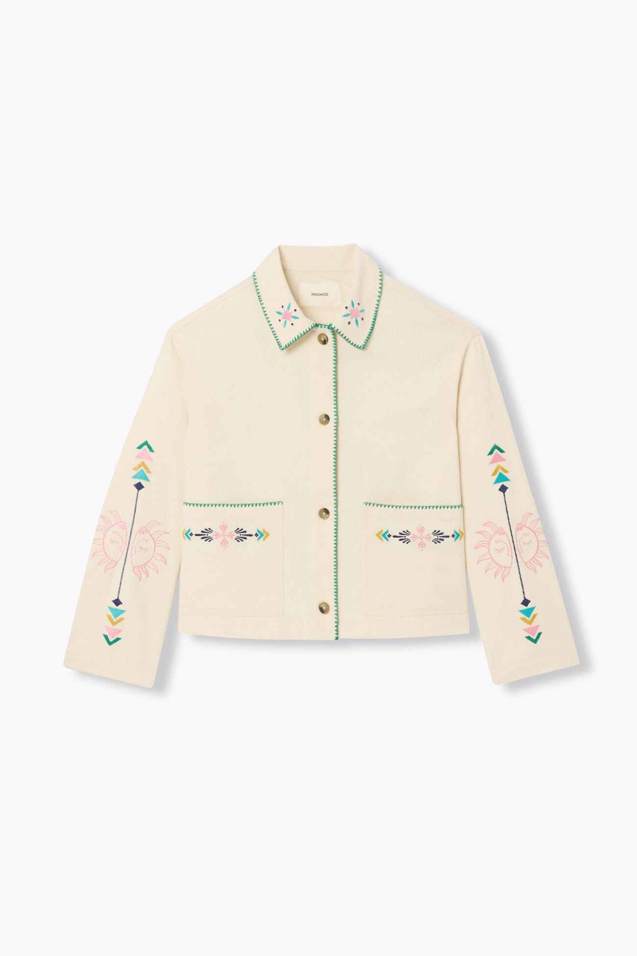 Veste boîte brodée Femme 