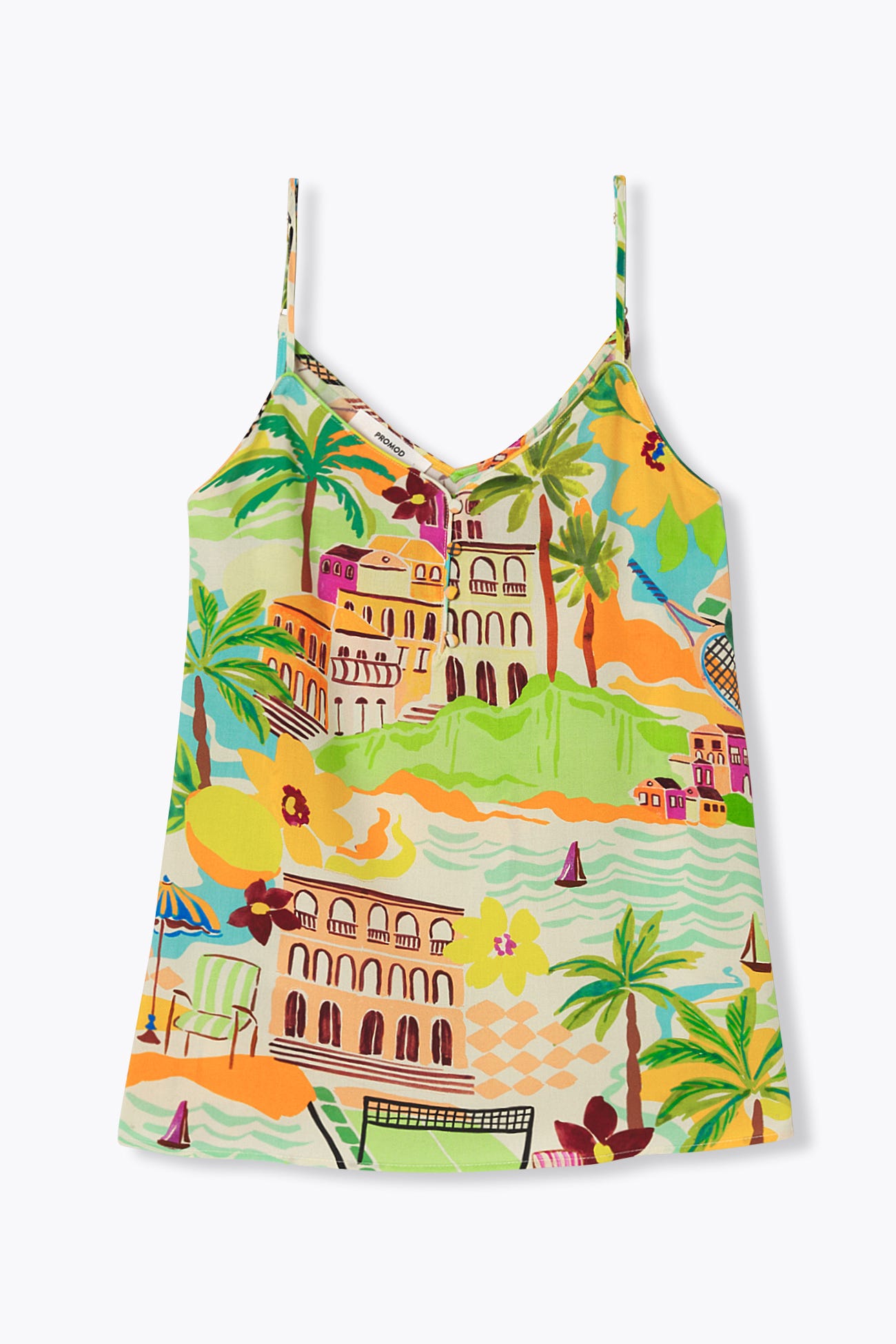 Top à fines bretelles Femme