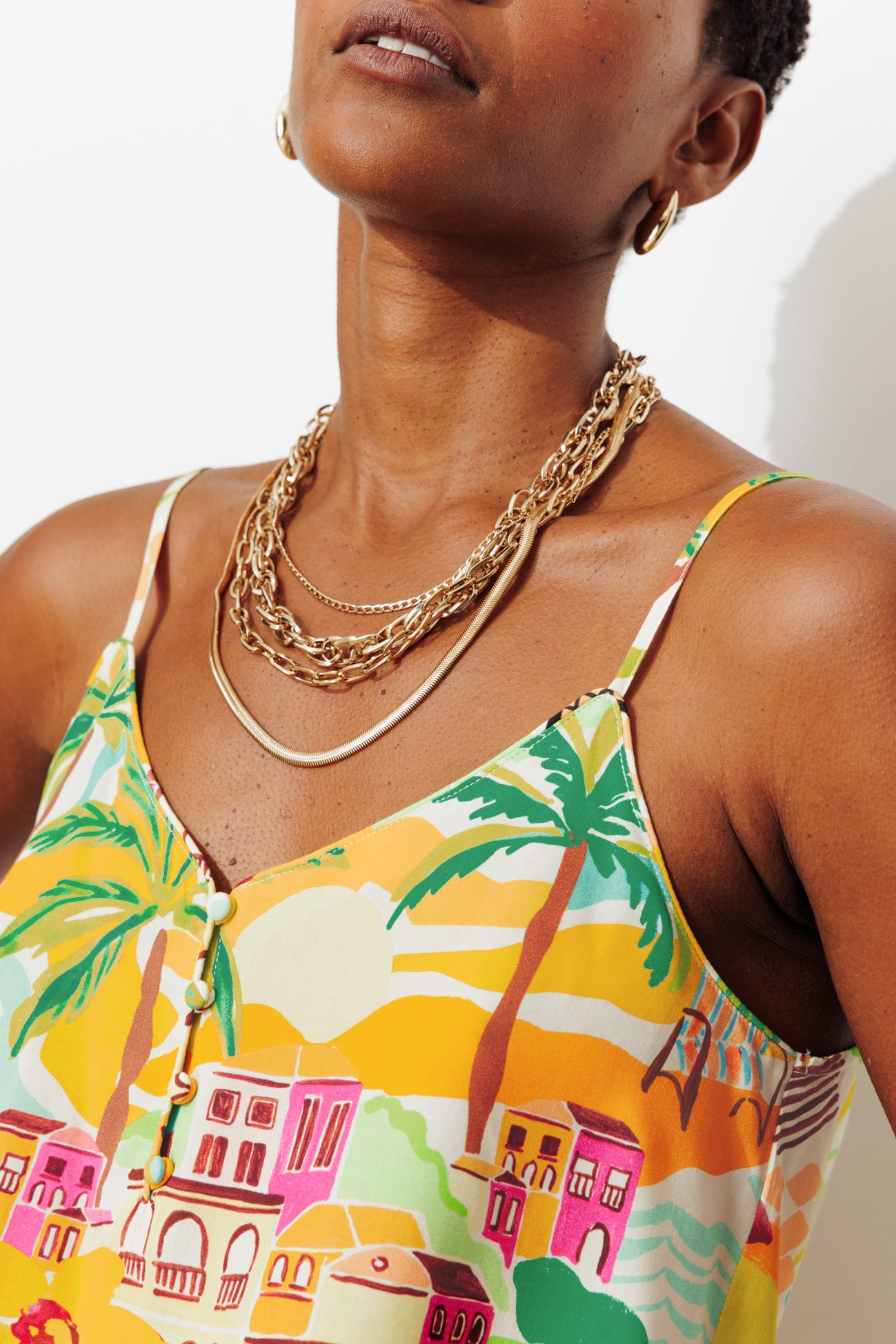 Top à fines bretelles Femme