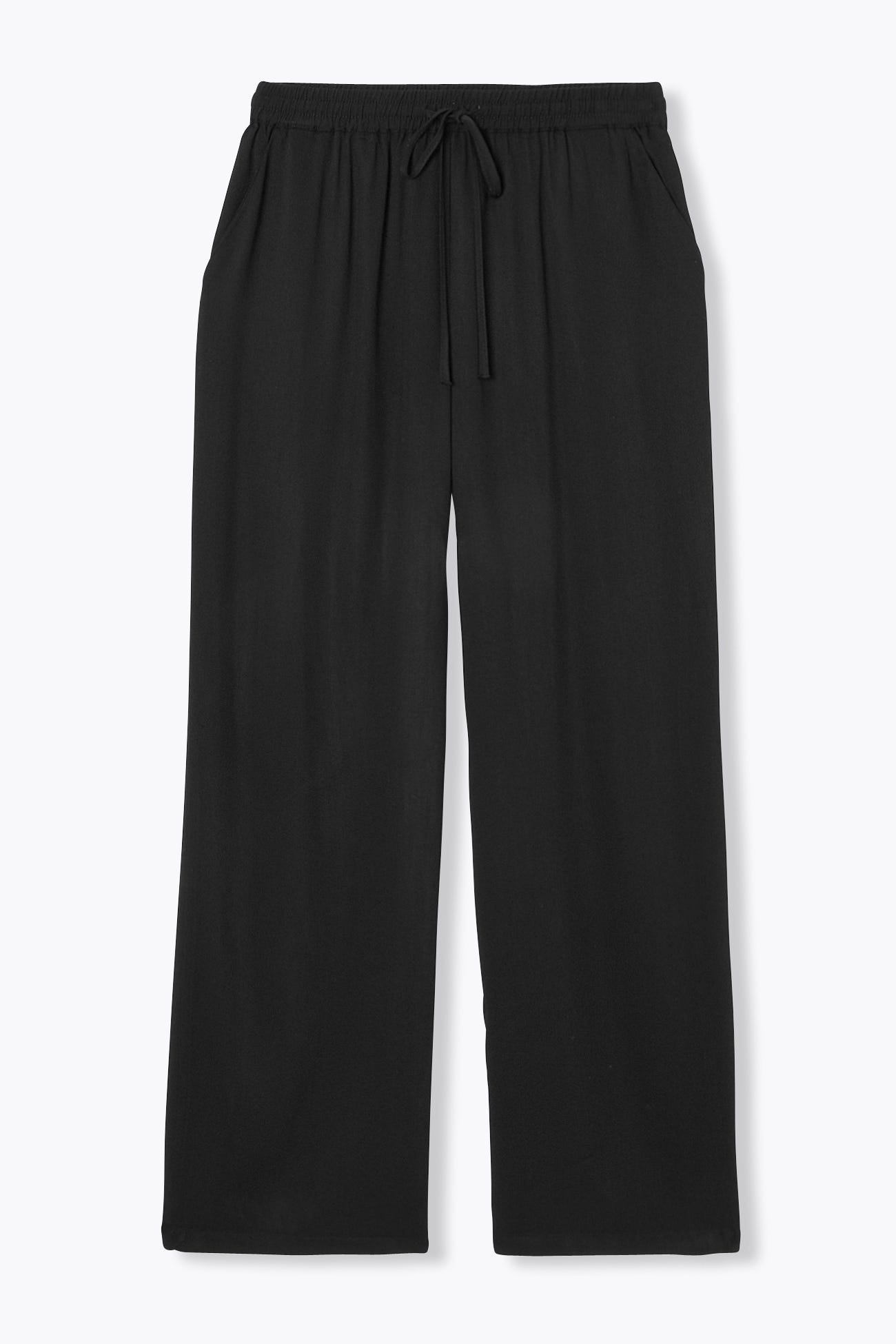 Pantalon large et uni Femme