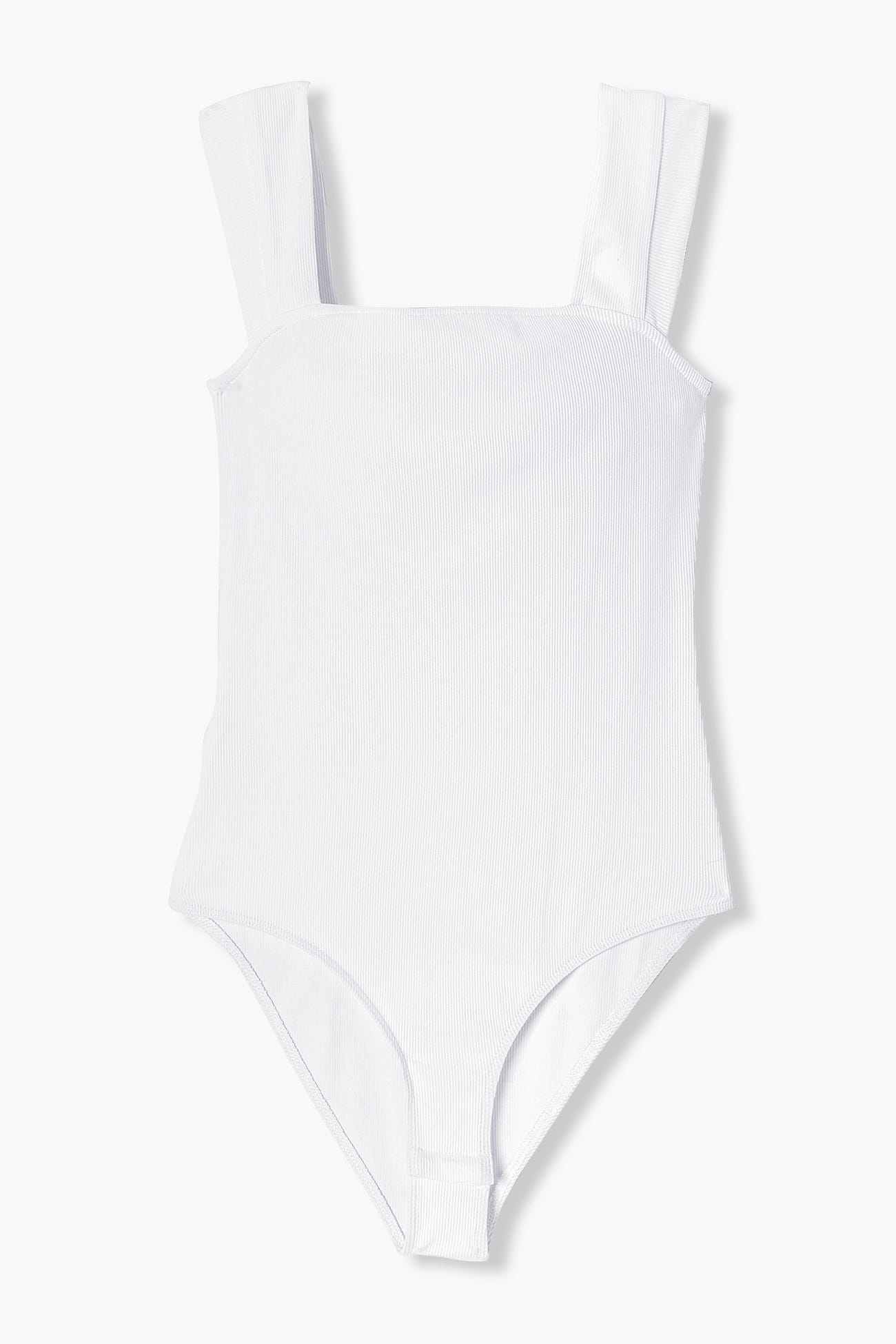 Body en jersey côtelé Femme