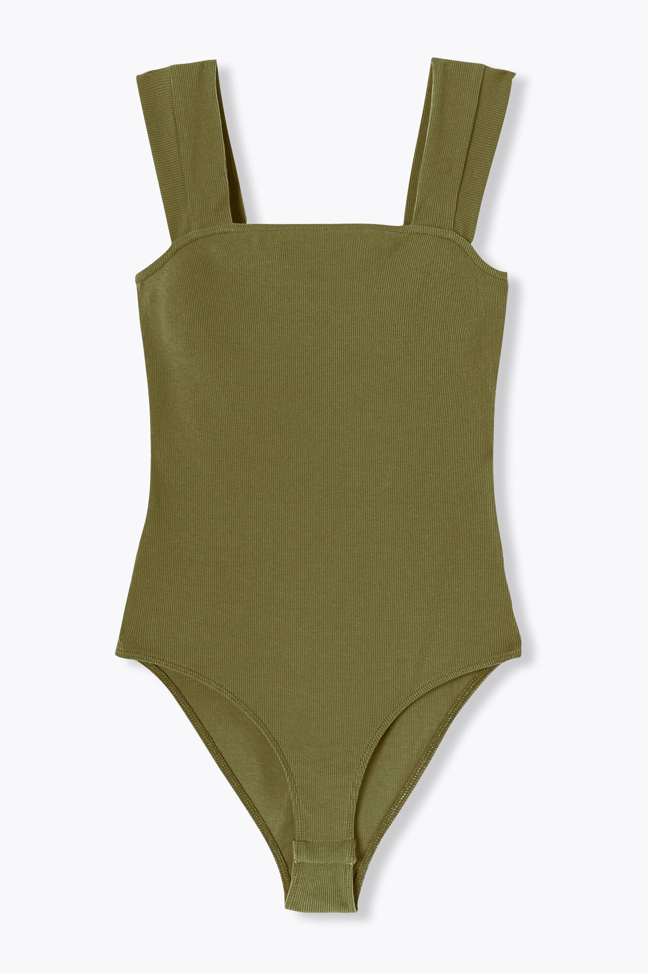 Body en jersey côtelé Femme