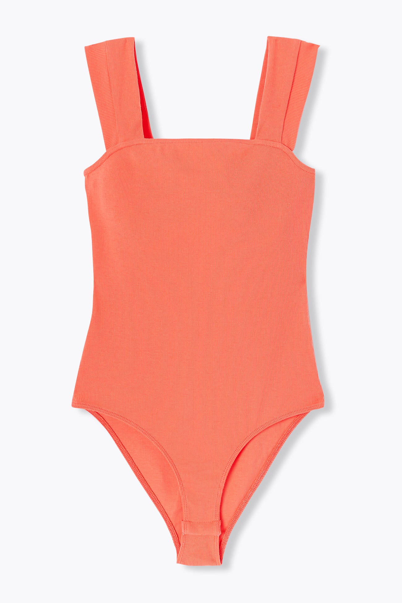 Body en jersey côtelé Femme