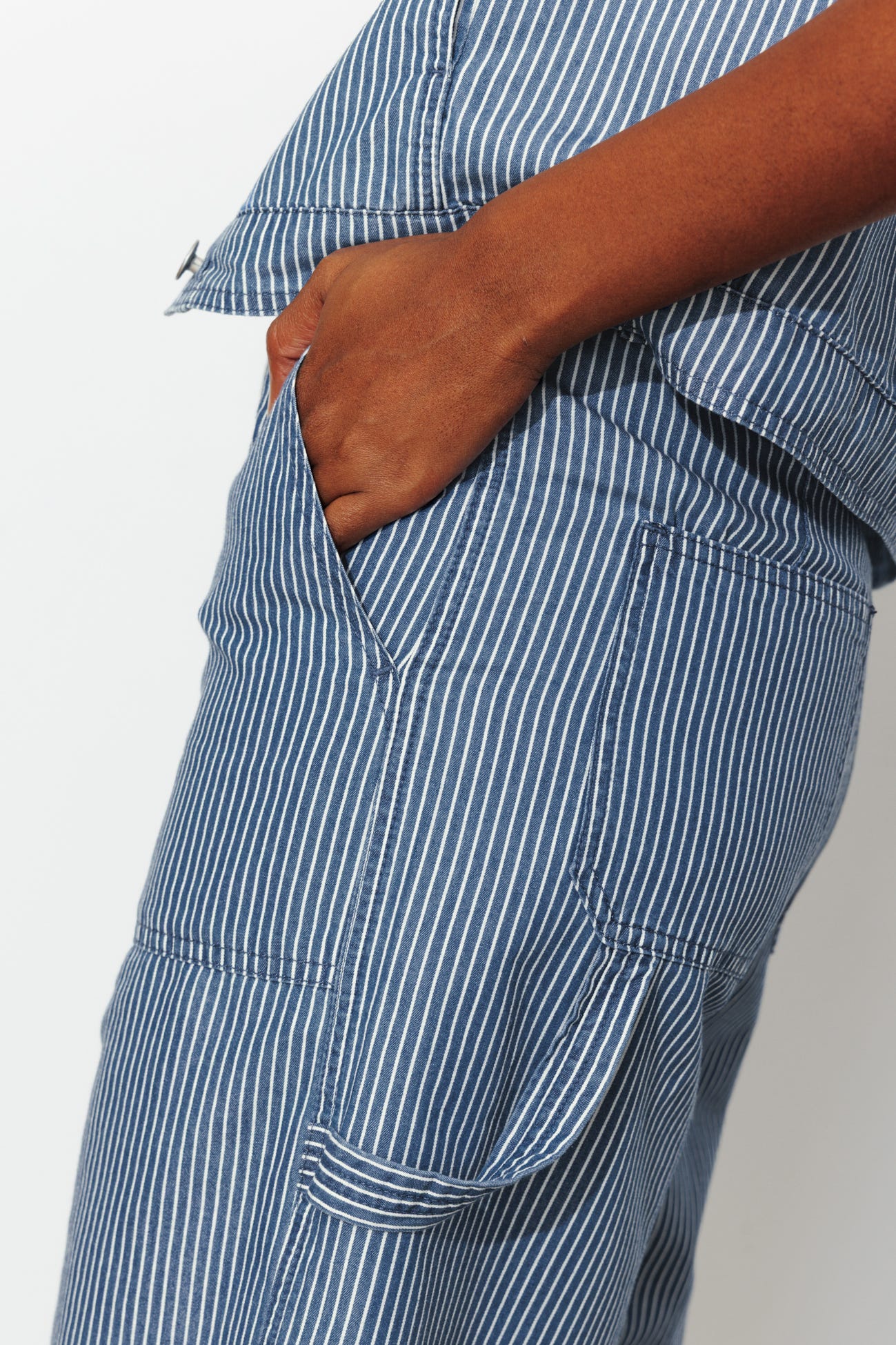 Bermuda rayé Femme