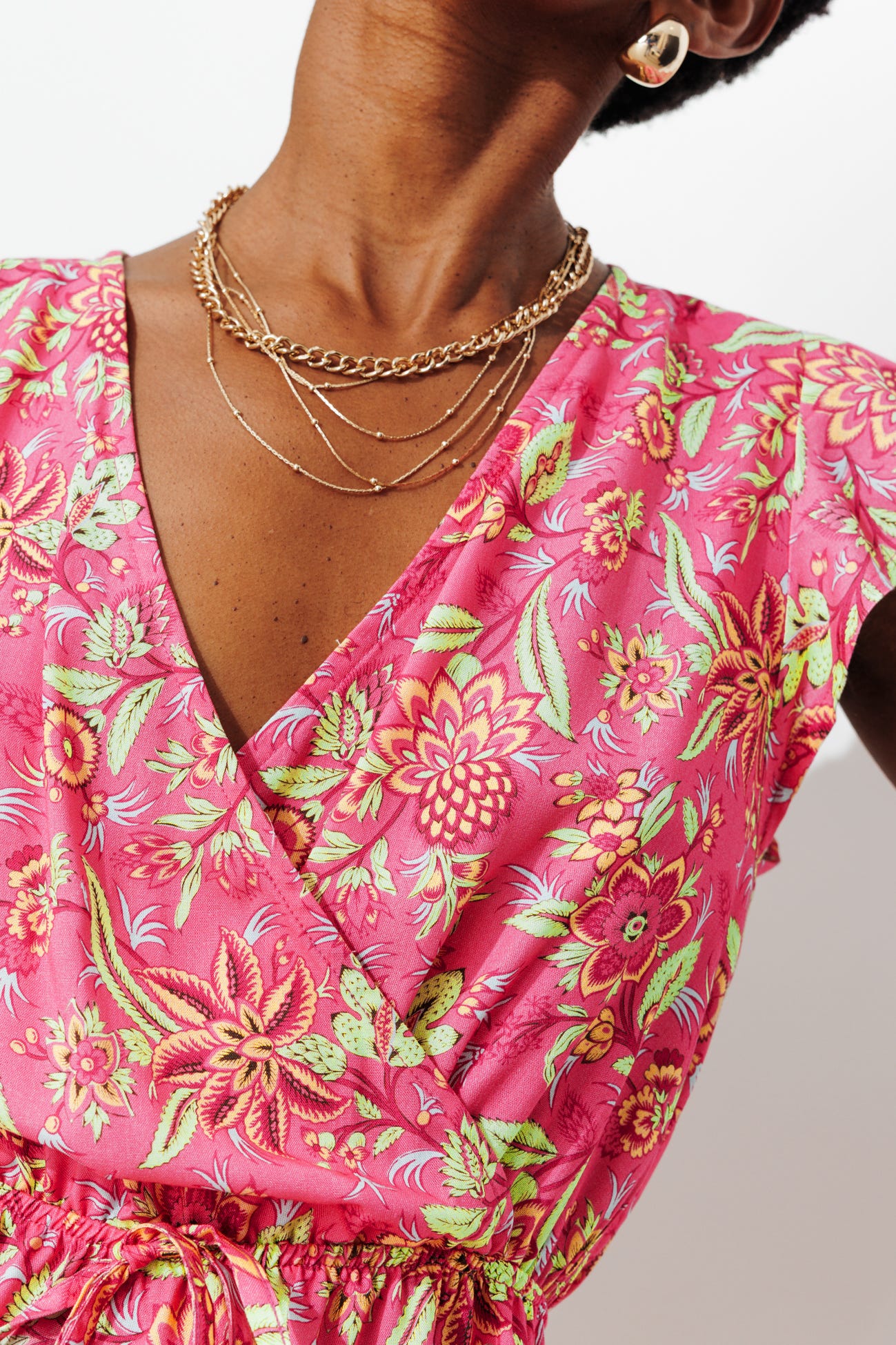 Blouse effet cache-coeur Femme