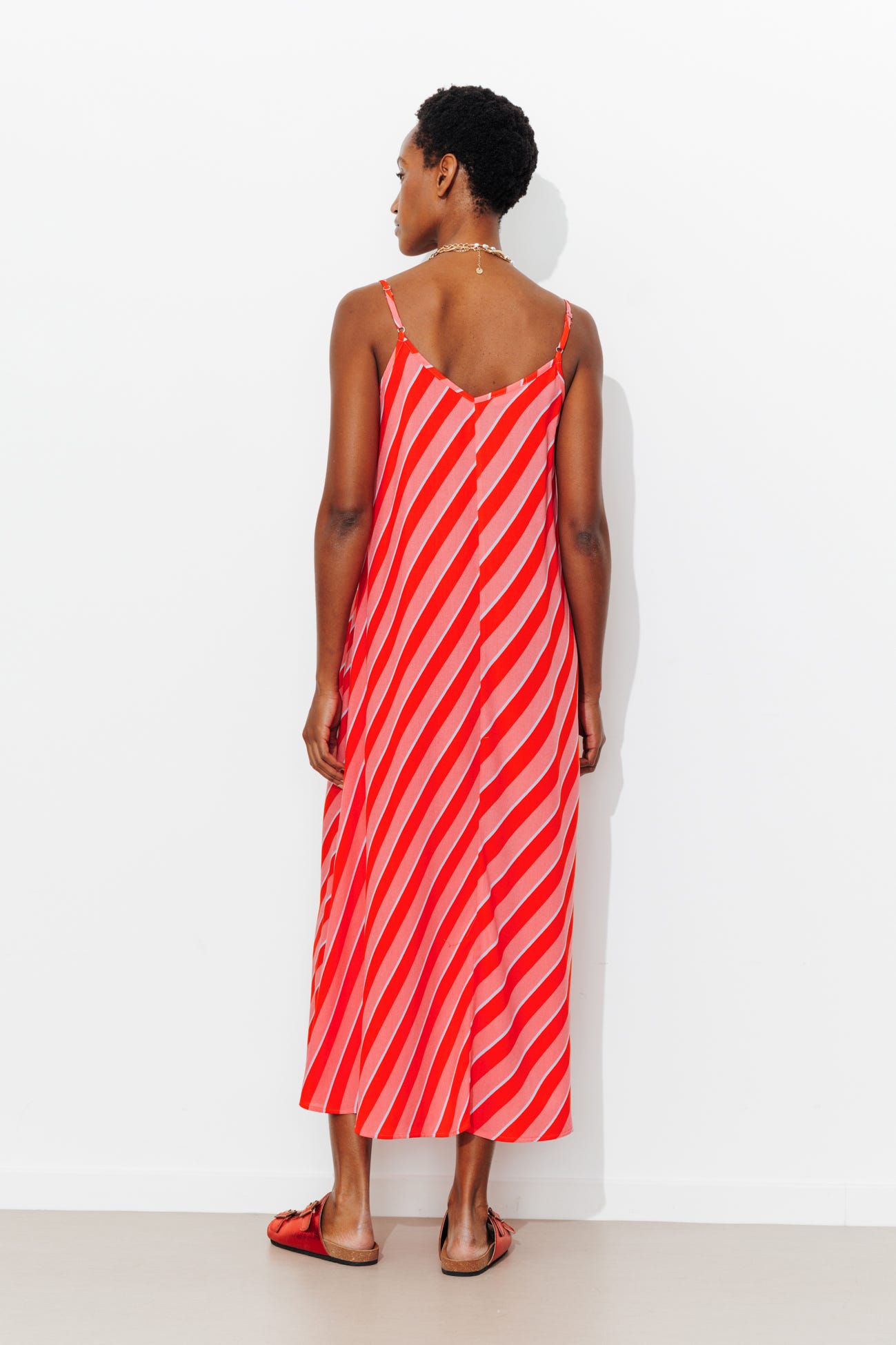 Robe longue à bretelles Femme