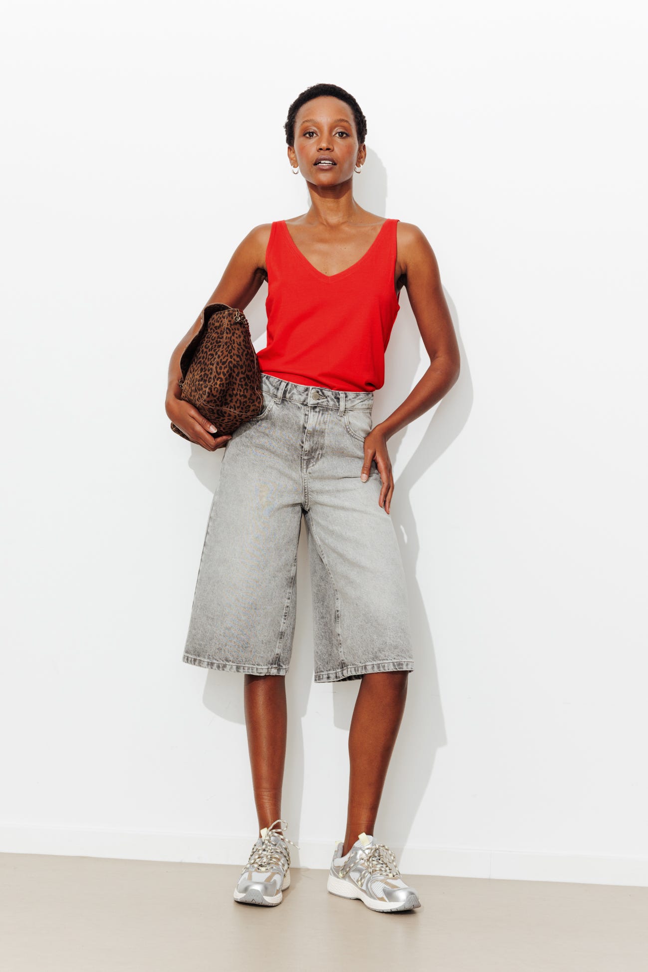 Débardeur col V Femme