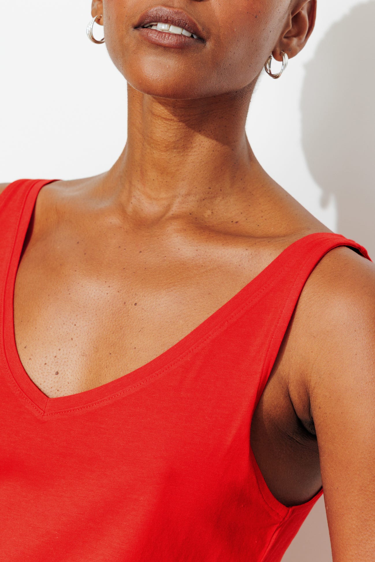 Débardeur col V Femme