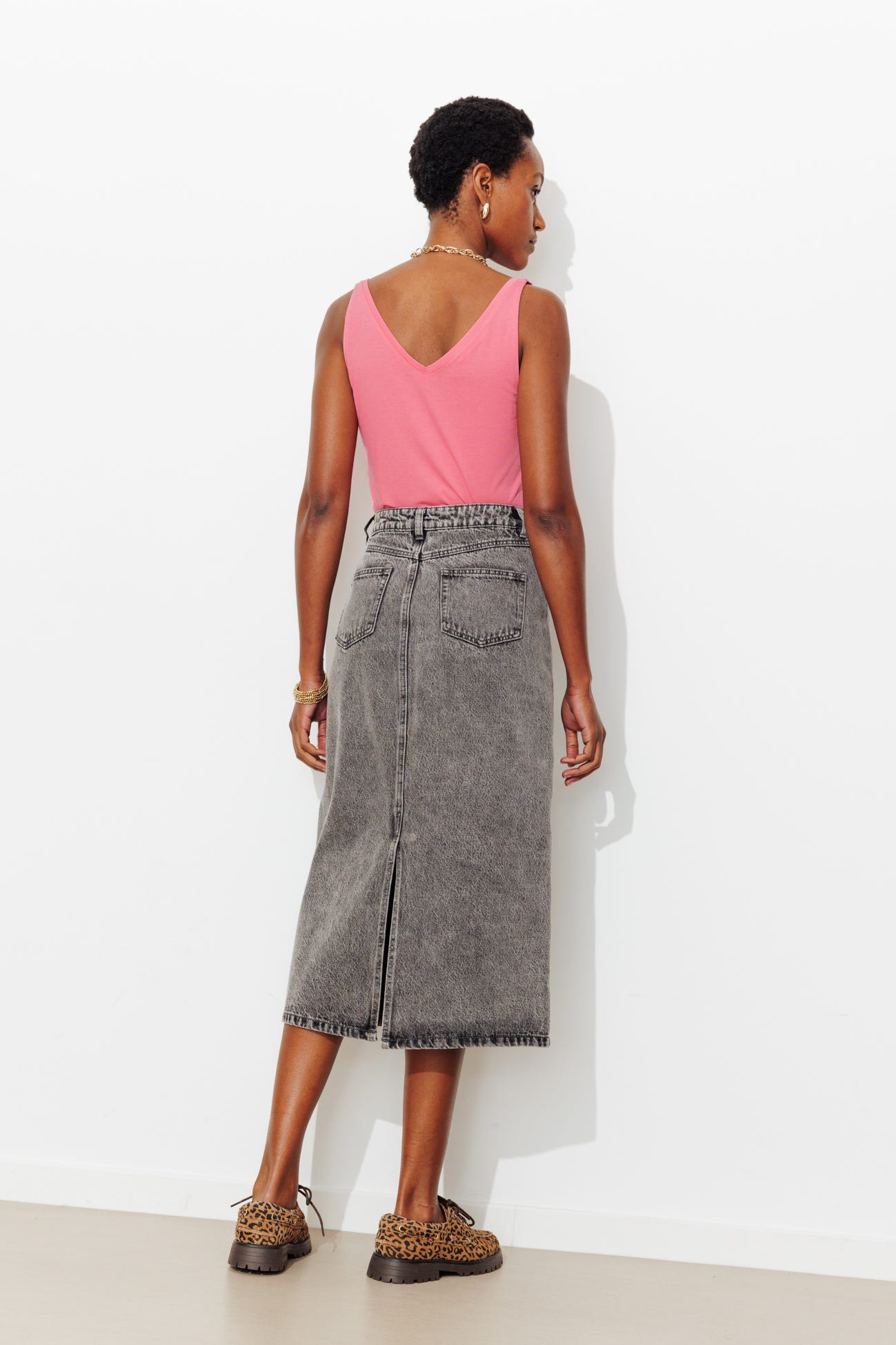 Débardeur col V Femme