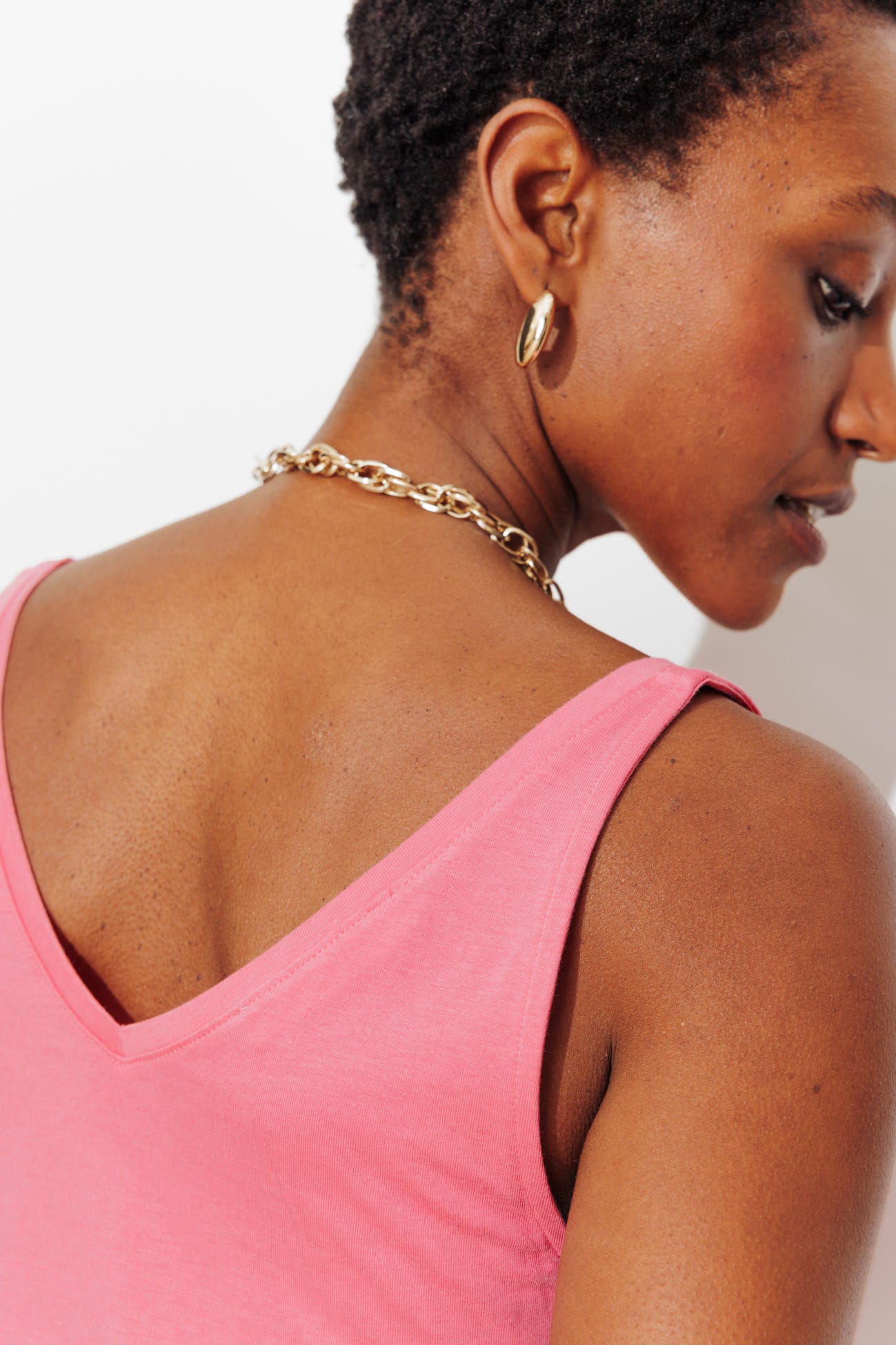 Débardeur col V Femme