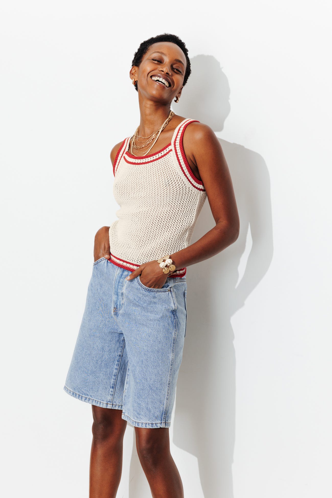 Débardeur en crochet Femme